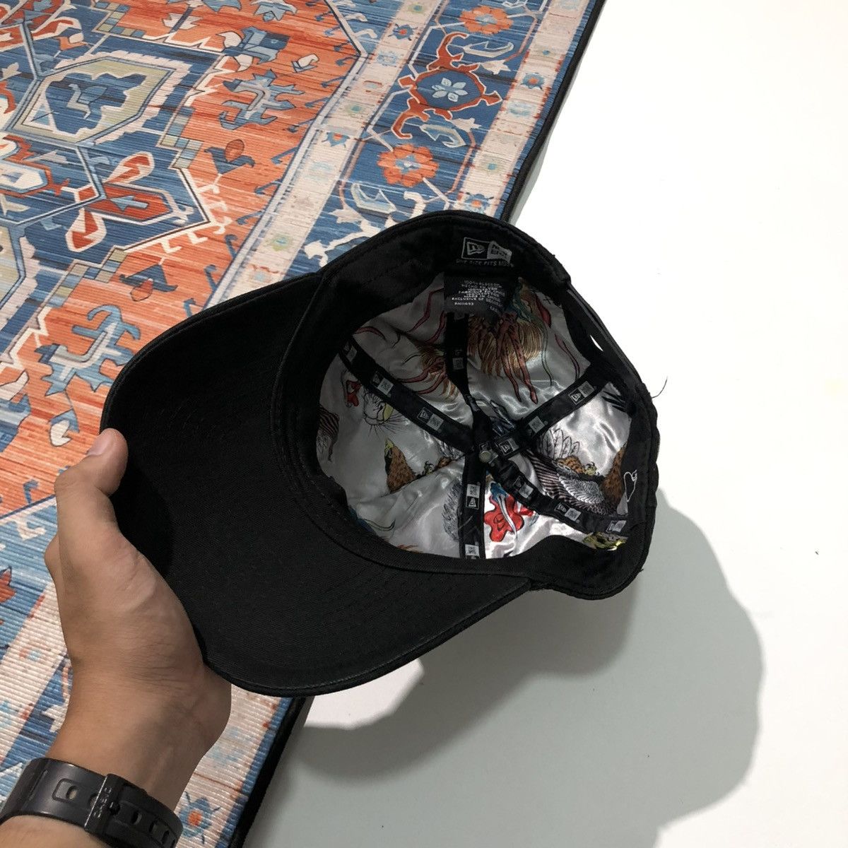 New Era Vintage New Era Tattoo Pack E-Frame Baseball Cap Black Size ONE SIZE - 7 Thumbnail