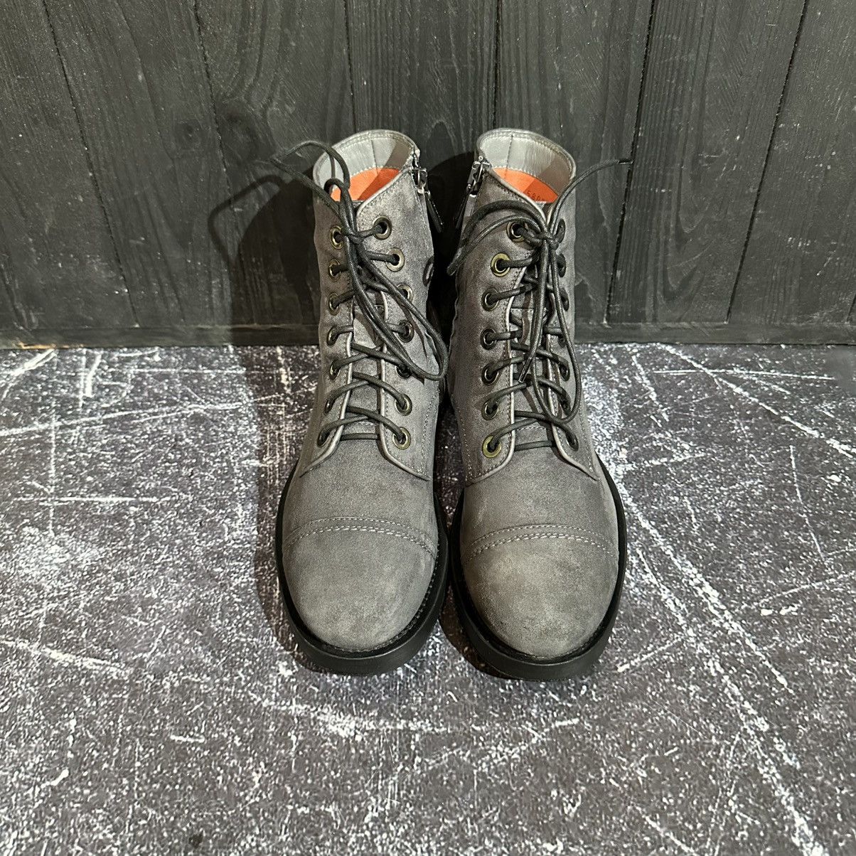 Santoni SANTONI - Women’s Suede/Leather Gray Boots Size 36 Size US 6 / IT 36 - 4 Thumbnail