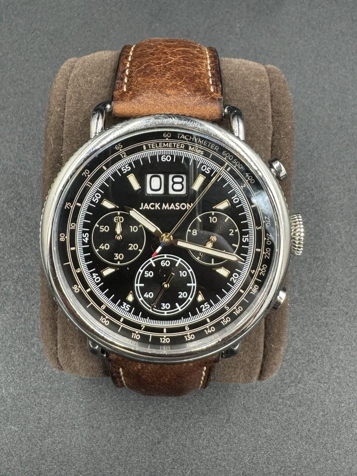 Other Jack Mason Watch - Avigator Multi-Scale JM-A602-001 Black Di Size ONE SIZE - 1 Thumbnail