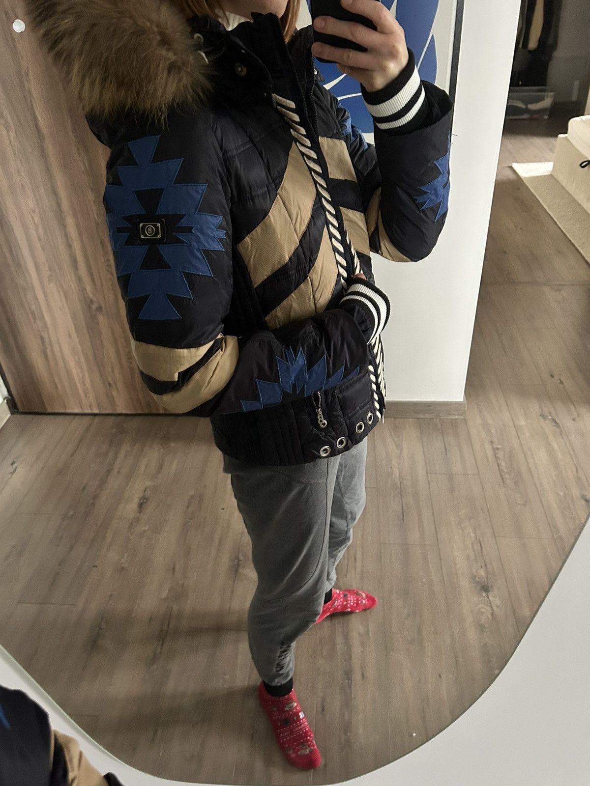 Bogner Bogner ski jacket blue aztec S-M Size M / US 6-8 / IT 42-44 - 20 Thumbnail