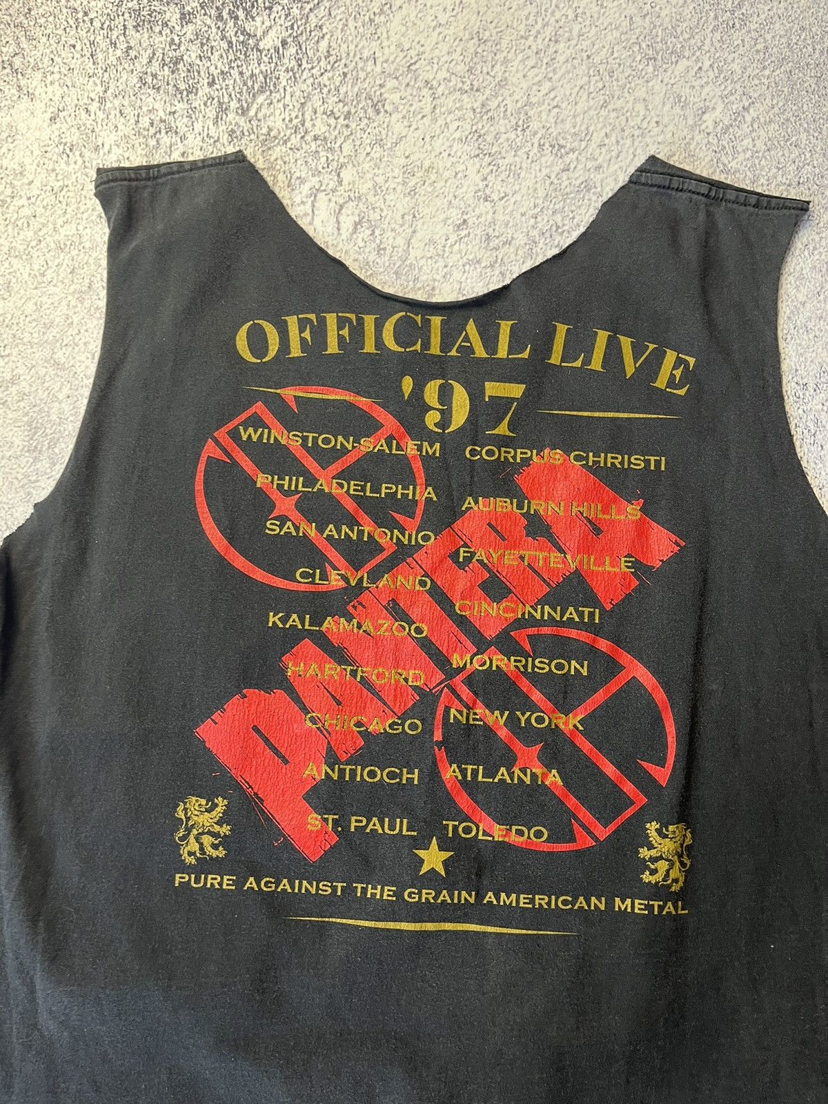 Band Tees 1997 Pantera Pure Against The Grain American Metal Size US L / EU 52-54 / 3 - 16 Thumbnail