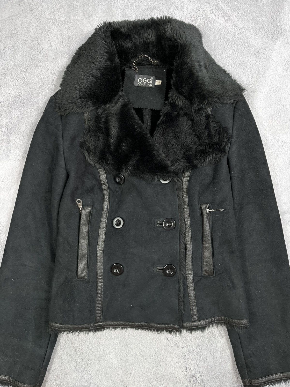 Vintage Vintage Y2K fur faux sheepskin coat 00s style M Size M / US 6-8 / IT 42-44 - 4 Thumbnail