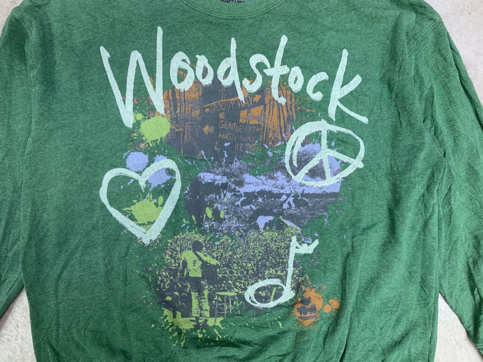 Band Tees Woodstock 1969 Sweatshirt Size US XXL / EU 58 / 5 - 3 Thumbnail