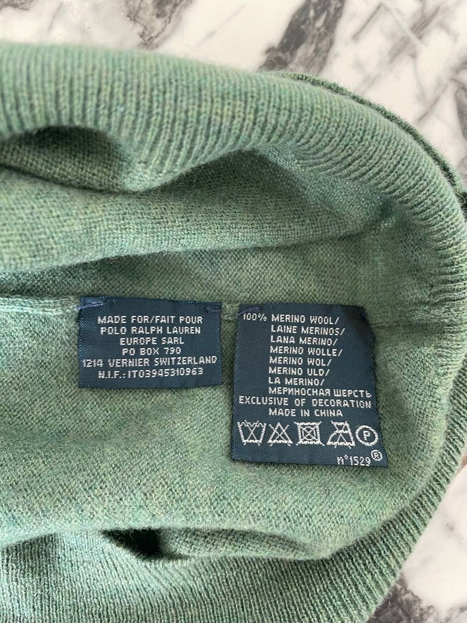 Polo Ralph Lauren Vintage Ralph Lauren Merino Wool Men's Green Sleeveless Size US L / EU 52-54 / 3 - 11 Thumbnail