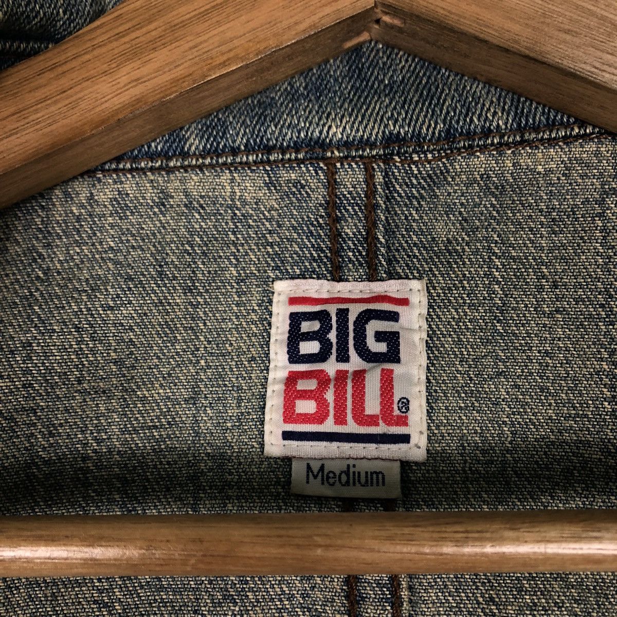 Japanese Brand 🔥Vtg Denim Worker Union Made Big Bill Biker Detroit Pocket Size US M / EU 48-50 / 2 - 15 Thumbnail