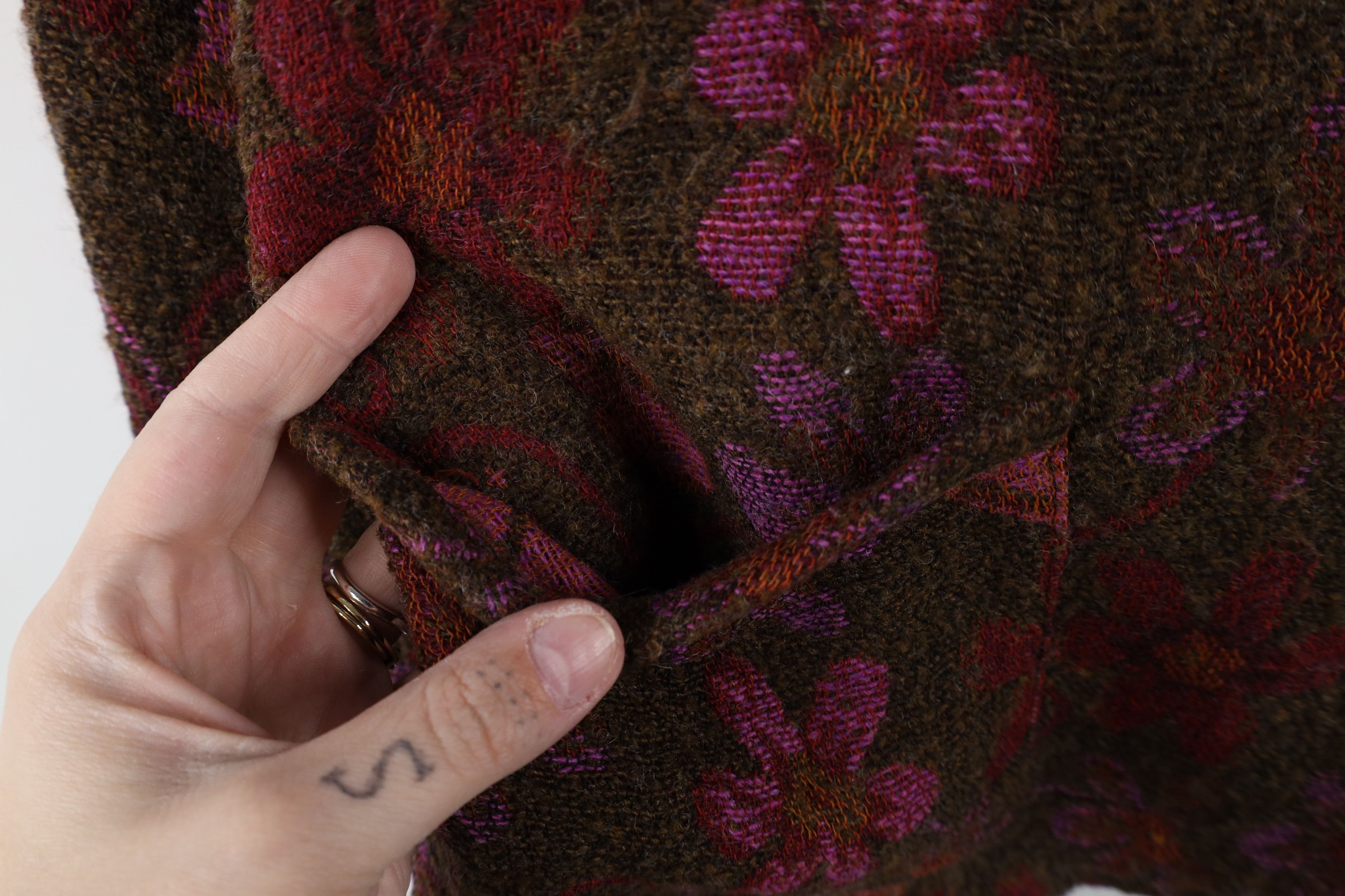 Vintage Vintage 90s Streetwear Knit Flower Sweater Blazer Jacket Size M / US 6-8 / IT 42-44 - 5 Thumbnail