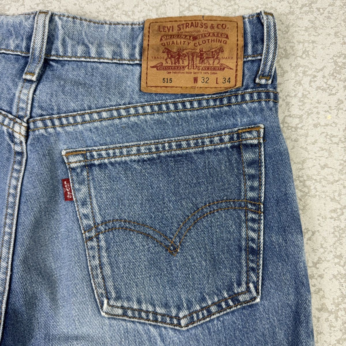 Levi's × Vintage 💥Vintage 90’s Levis 515 Faded Blue Light Wash Denim Size US 31 - 11 Thumbnail