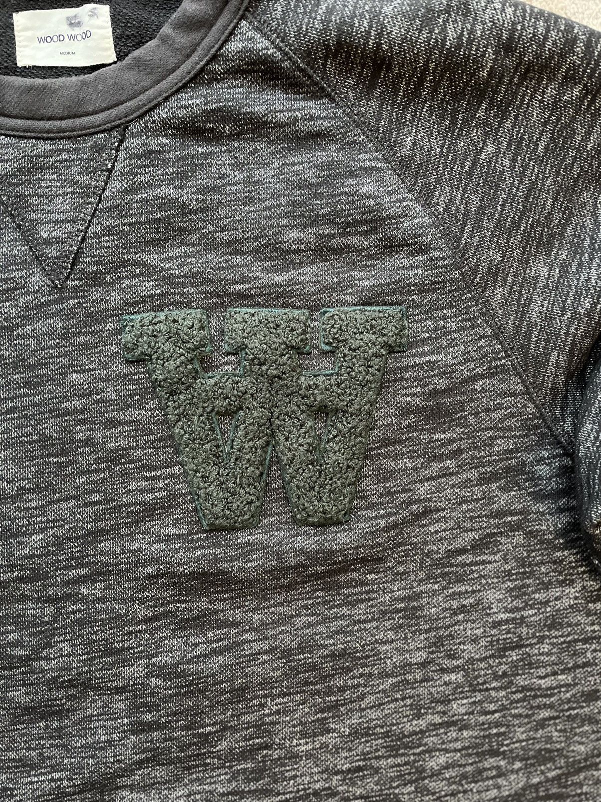 Vintage × Wood Wood Vintage 00s WOOD WOOD AA logo sweatshirt Crewneck Size US M / EU 48-50 / 2 - 2 Thumbnail