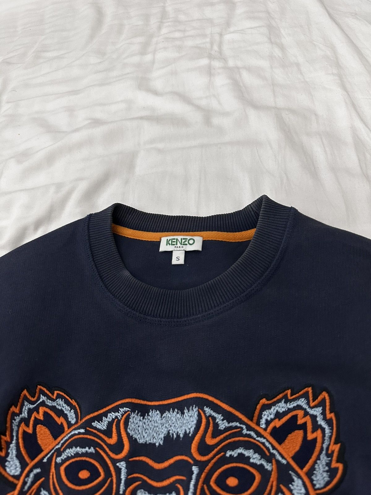 Kenzo Kenzo Navy logo Crewneck Size US S / EU 44-46 / 1 - 3 Thumbnail