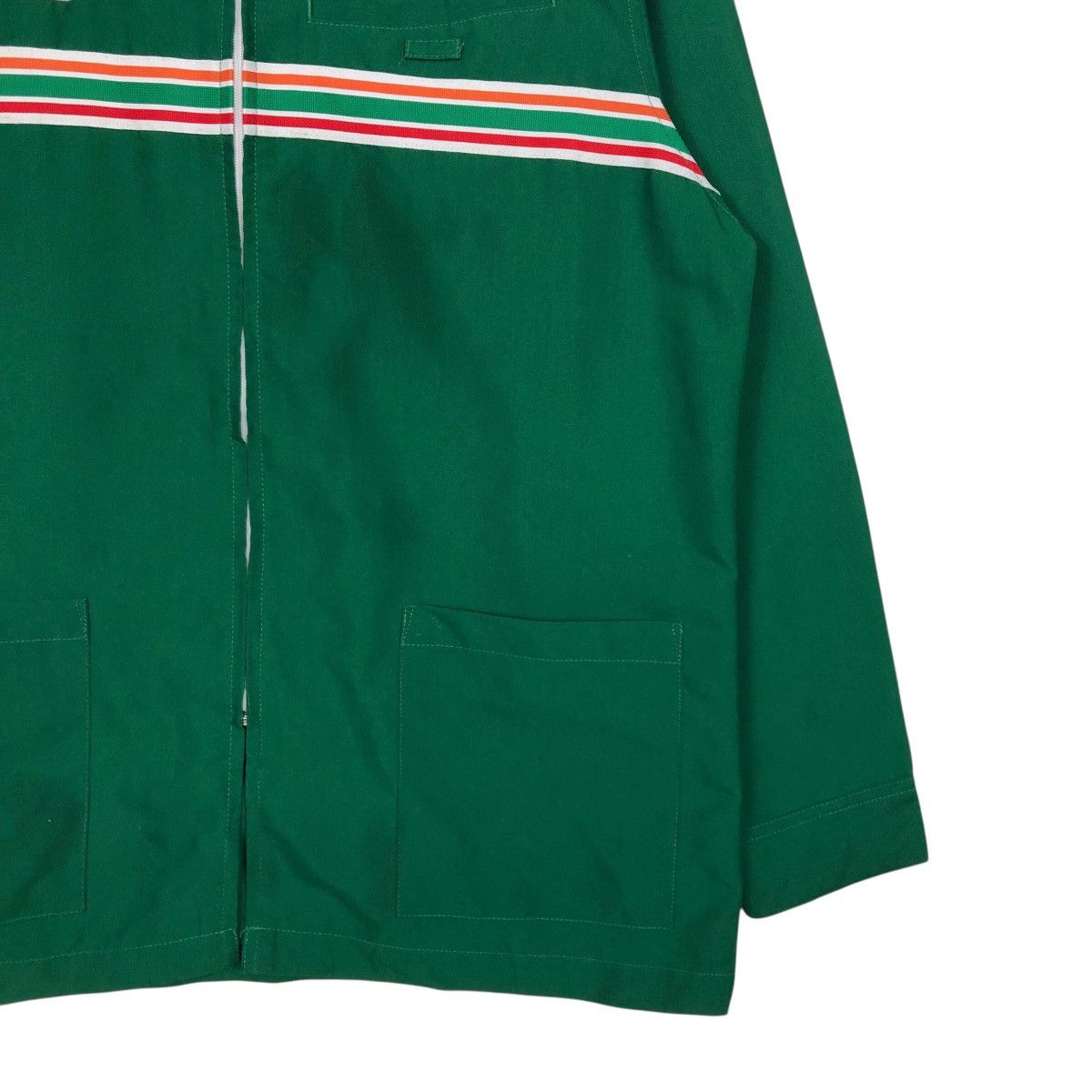 Japanese Brand Vintage 7-Eleven Employee Uniform Jacket Green Zip-Up Size US M / EU 48-50 / 2 - 6 Thumbnail