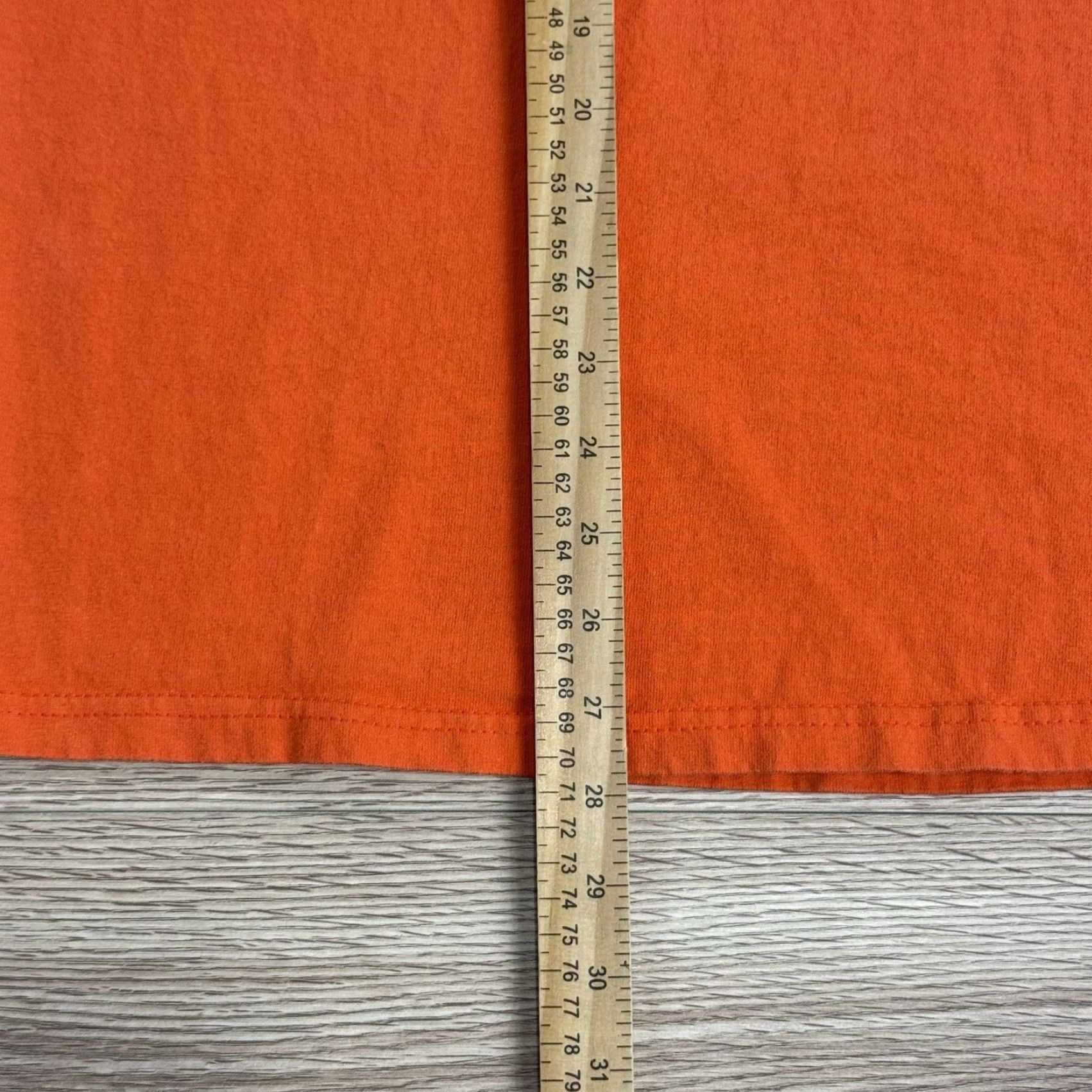 Vintage VINTAGE All Sport T-Shirt 90s Laconia Motorcycle Week Mens XL Orange Short Sleeve Crew Neck 1990s 1999 Flaming Skeleton Bike Rider Size US XL / EU 56 / 4 - 5 Thumbnail