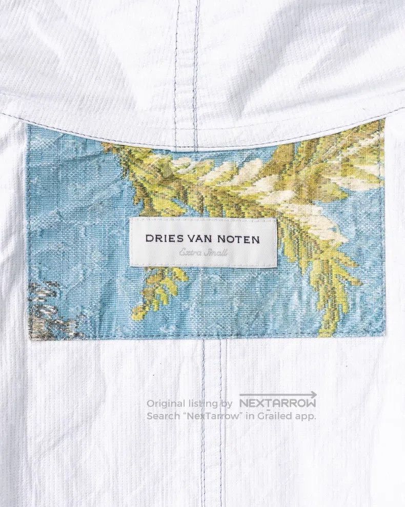 Dries Van Noten Dries Van Noten Floral Print Hooded Coat Size XS / US 0-2 / IT 36-38 - 8 Thumbnail