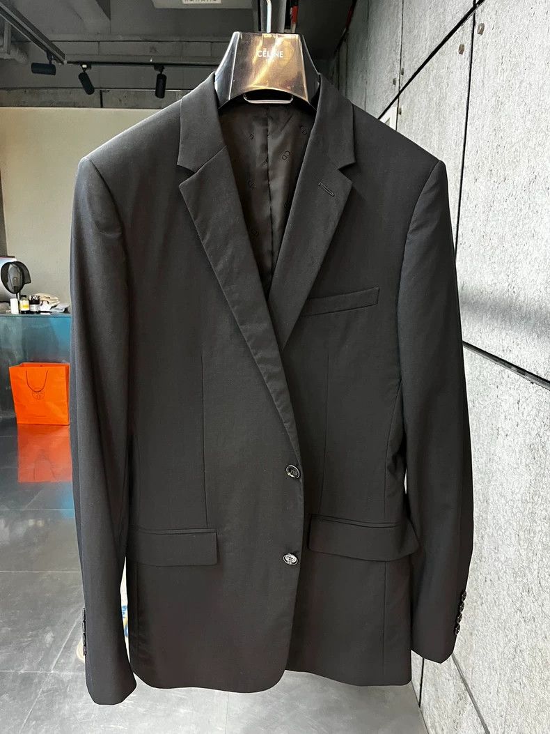 Dior Black wool single-breasted suit 2502-Nextarrow