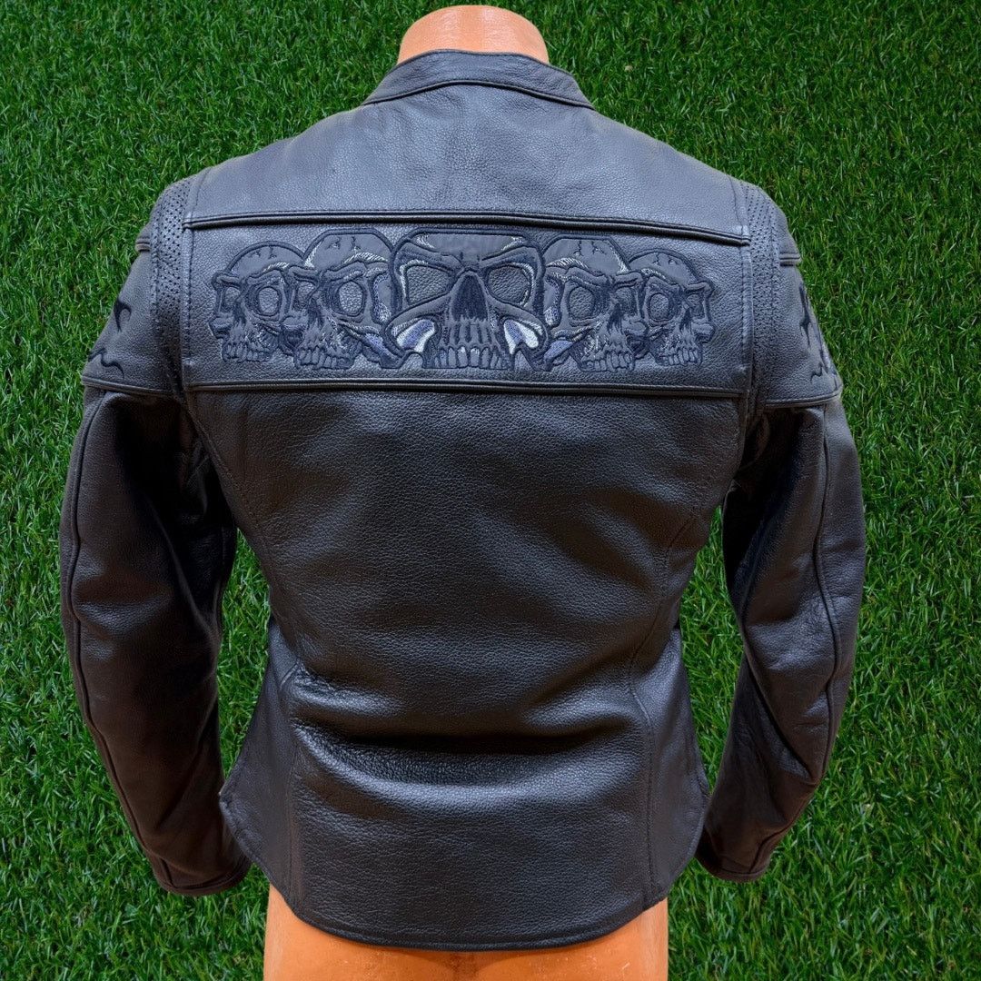 Other Motorcycle Jacketwith skull detailing Size M / US 6-8 / IT 42-44 - 2 Thumbnail