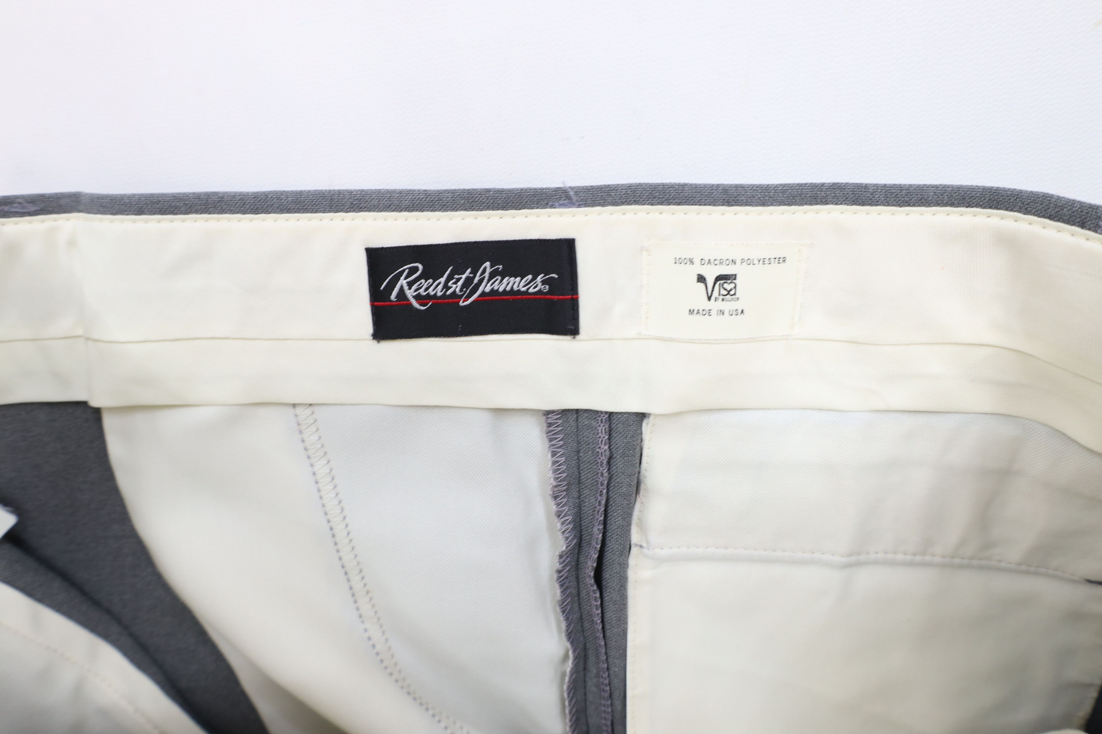 Vintage Vintage 70s Streetwear Wide Leg Chino Pants Heather Gray USA Size US 36 / EU 52 - 7 Thumbnail