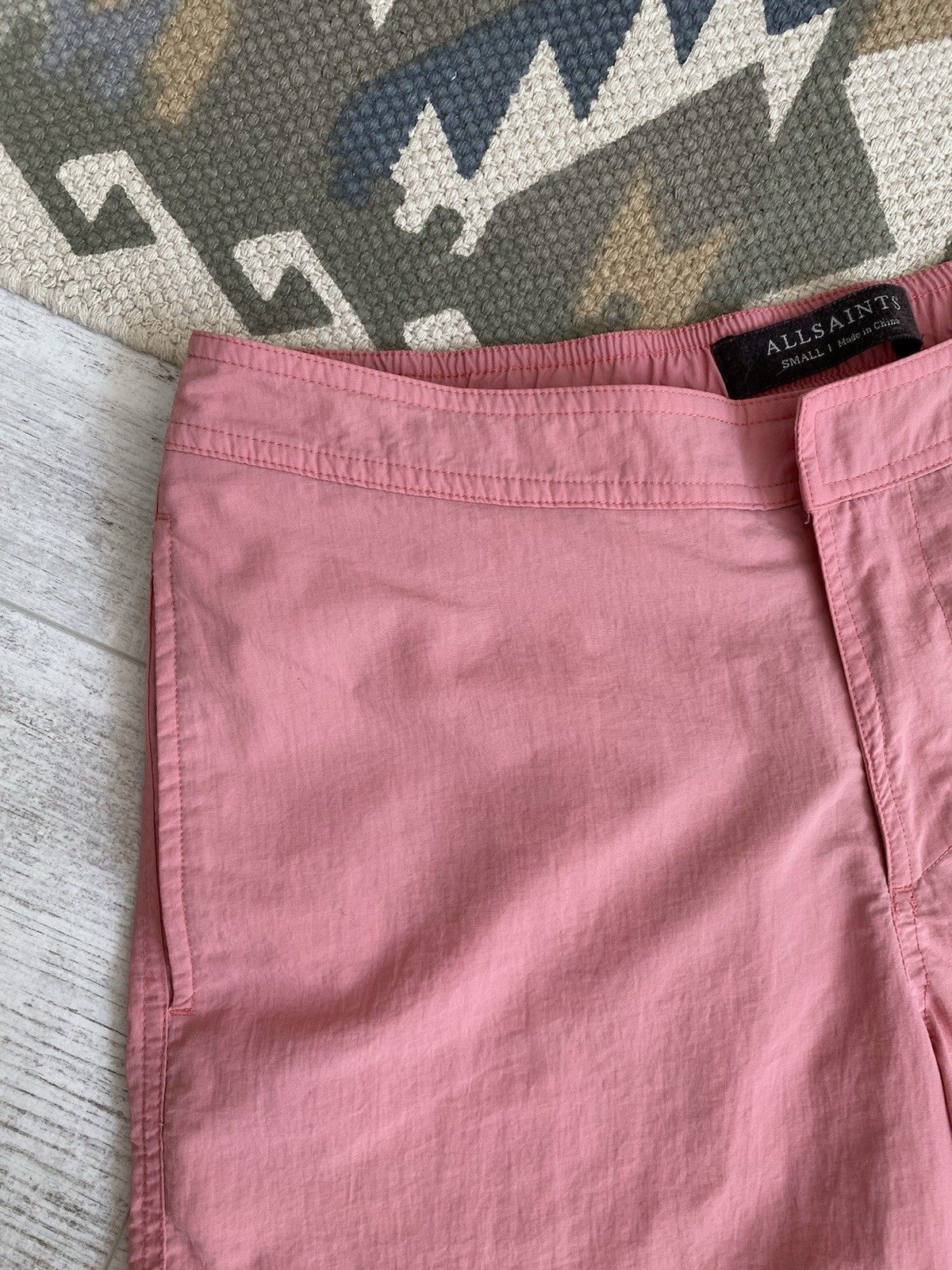 Allsaints Allsaints Mens Nylon Pink Beach Casual Shorts Size S Size US 30 / EU 46 - 5 Thumbnail