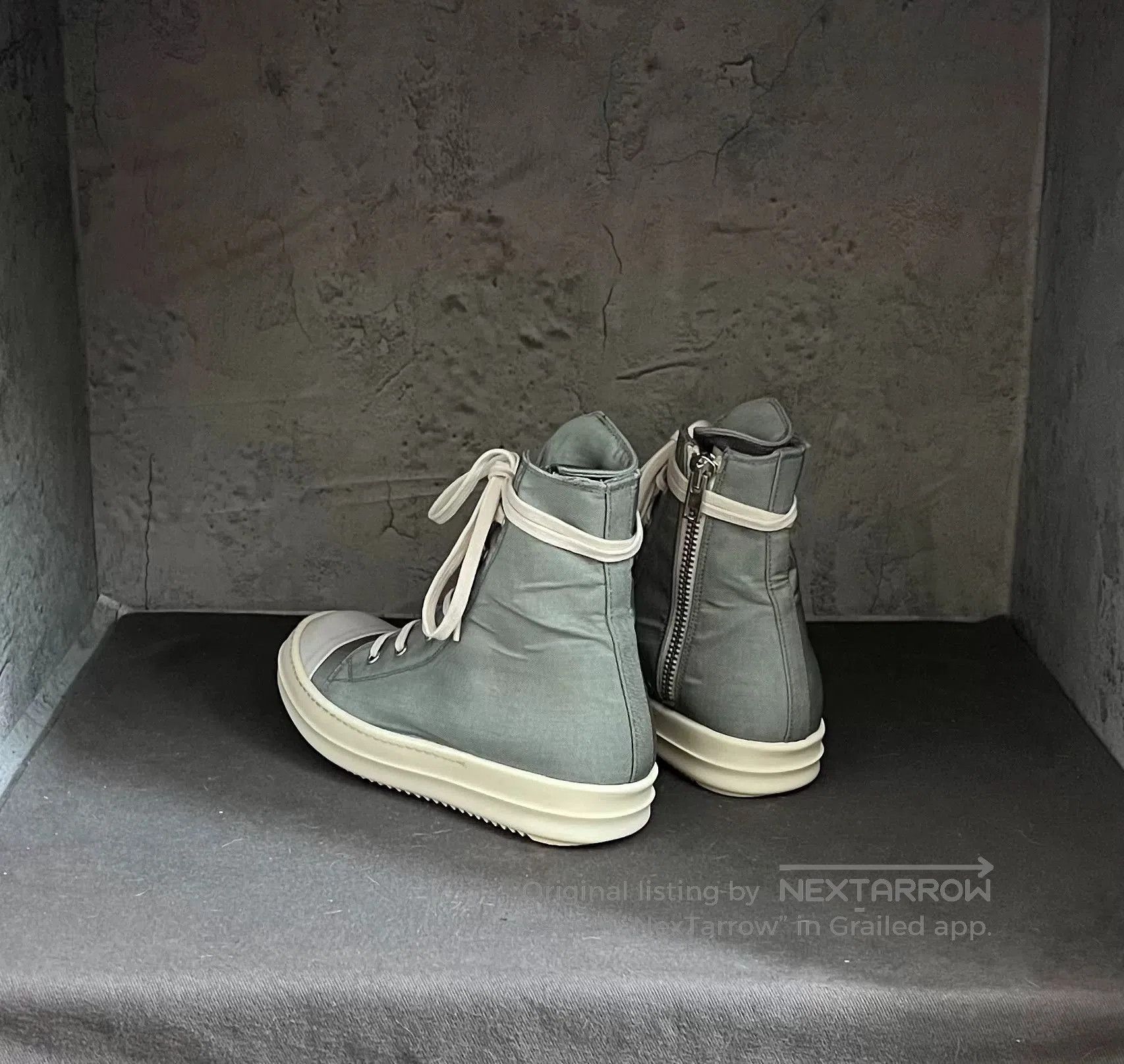 Rick Owens Rick Owens Sample Blue Satin High. Size US 6.5 / EU 39-40 - 3 Thumbnail
