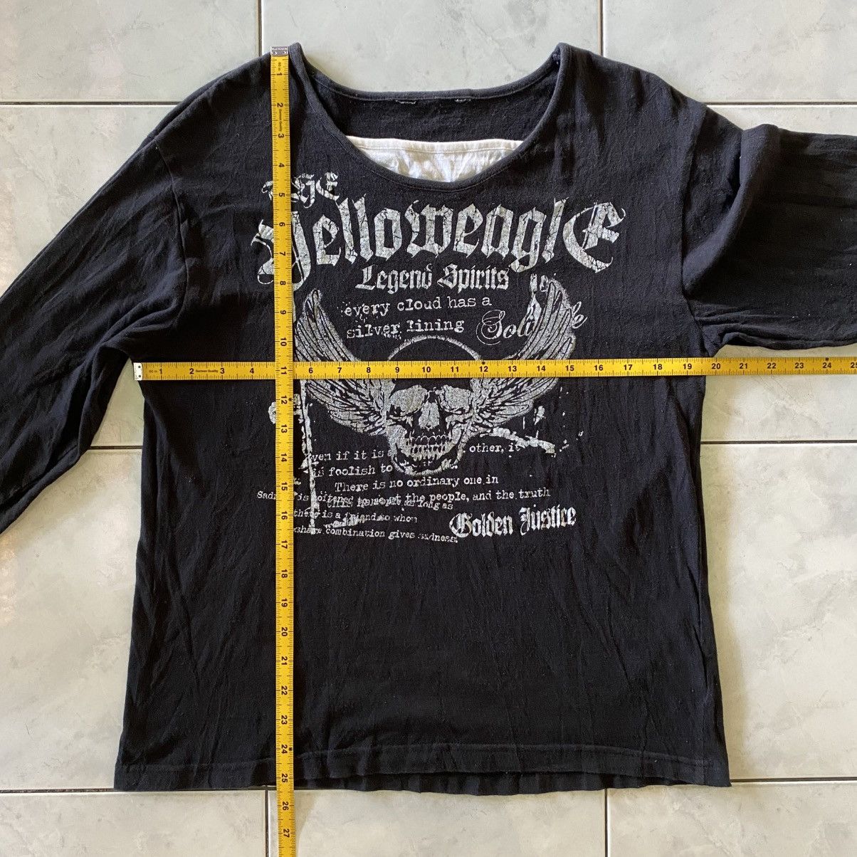Other Japanese Vintage Long Sleeve Black Gothic Skull Dark Rebel Size US M / EU 48-50 / 2 - 17 Thumbnail