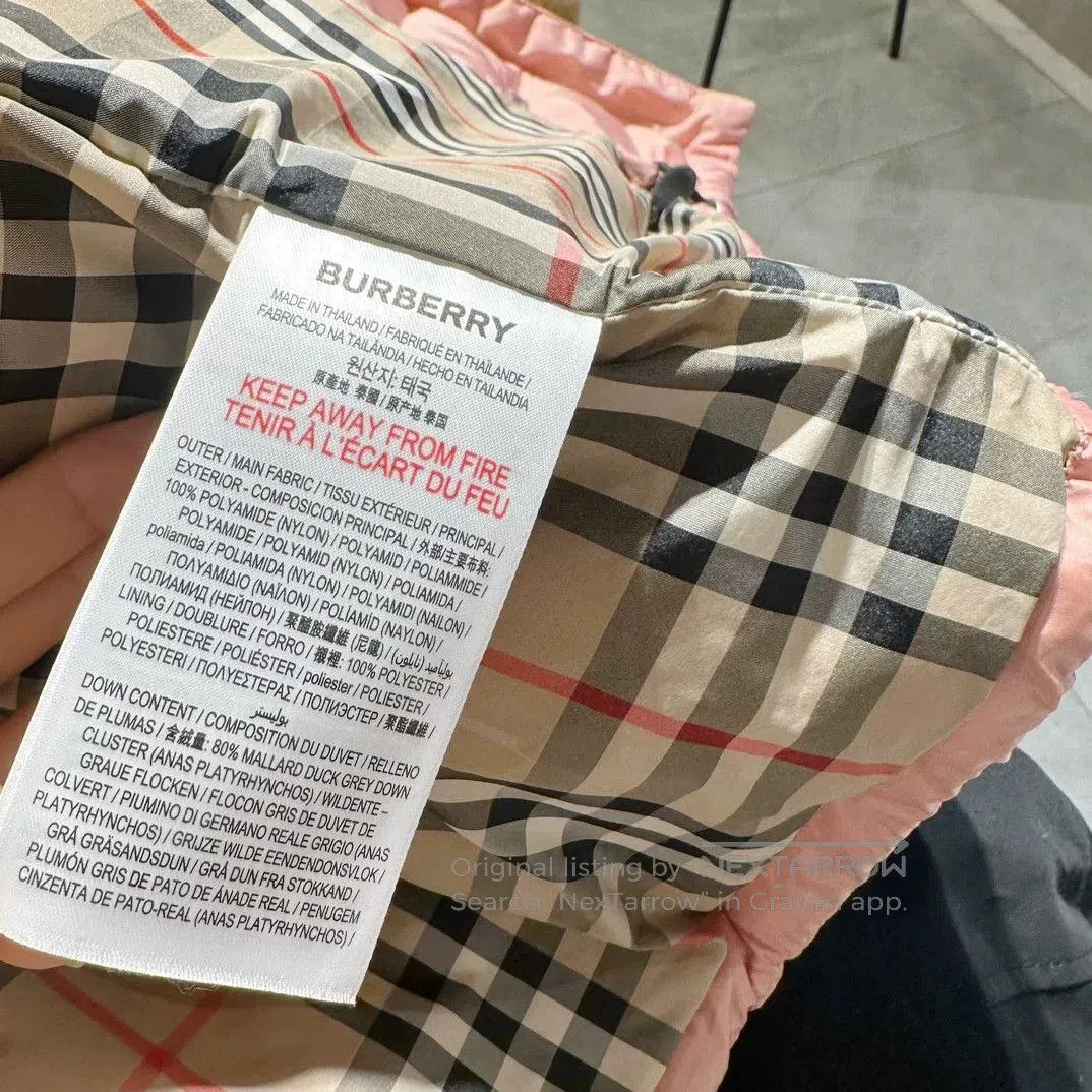 Burberry Burberry Pink Down Vest 14Y. Size US XS / EU 42 / 0 - 7 Thumbnail