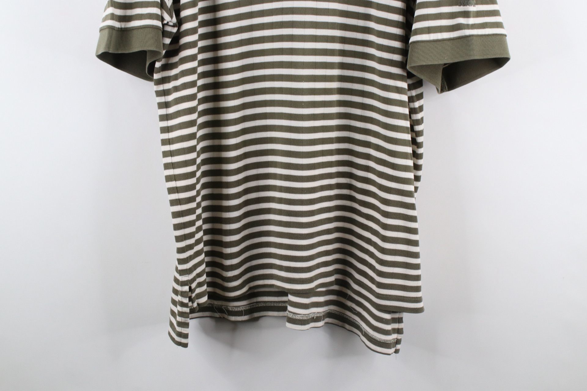 Vintage Vintage Adidas Golf Faded Striped Collared Polo Shirt Green Size US XL / EU 56 / 4 - 3 Thumbnail