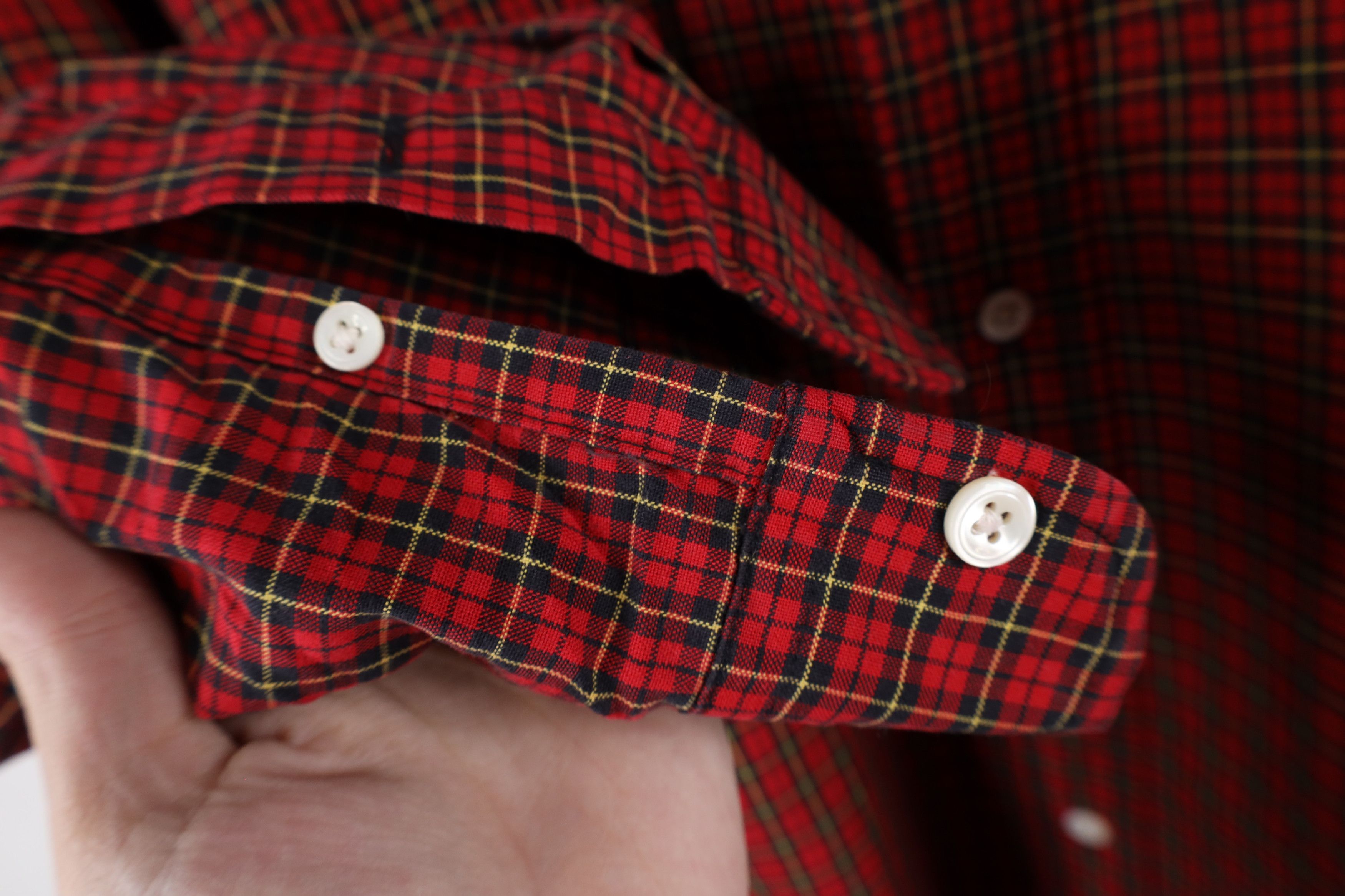Ralph Lauren × Vintage Vintage 90s Ralph Lauren Collared Button Down Shirt Plaid Size US L / EU 52-54 / 3 - 6 Thumbnail