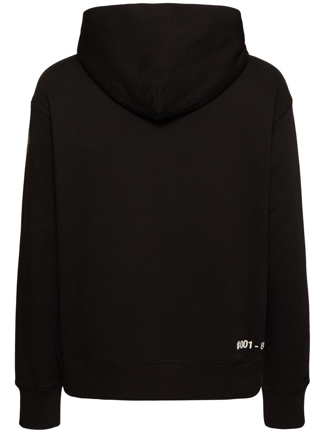 MONCLER GRENOBLE $760 Men's Black Cotton Hoodie New XS