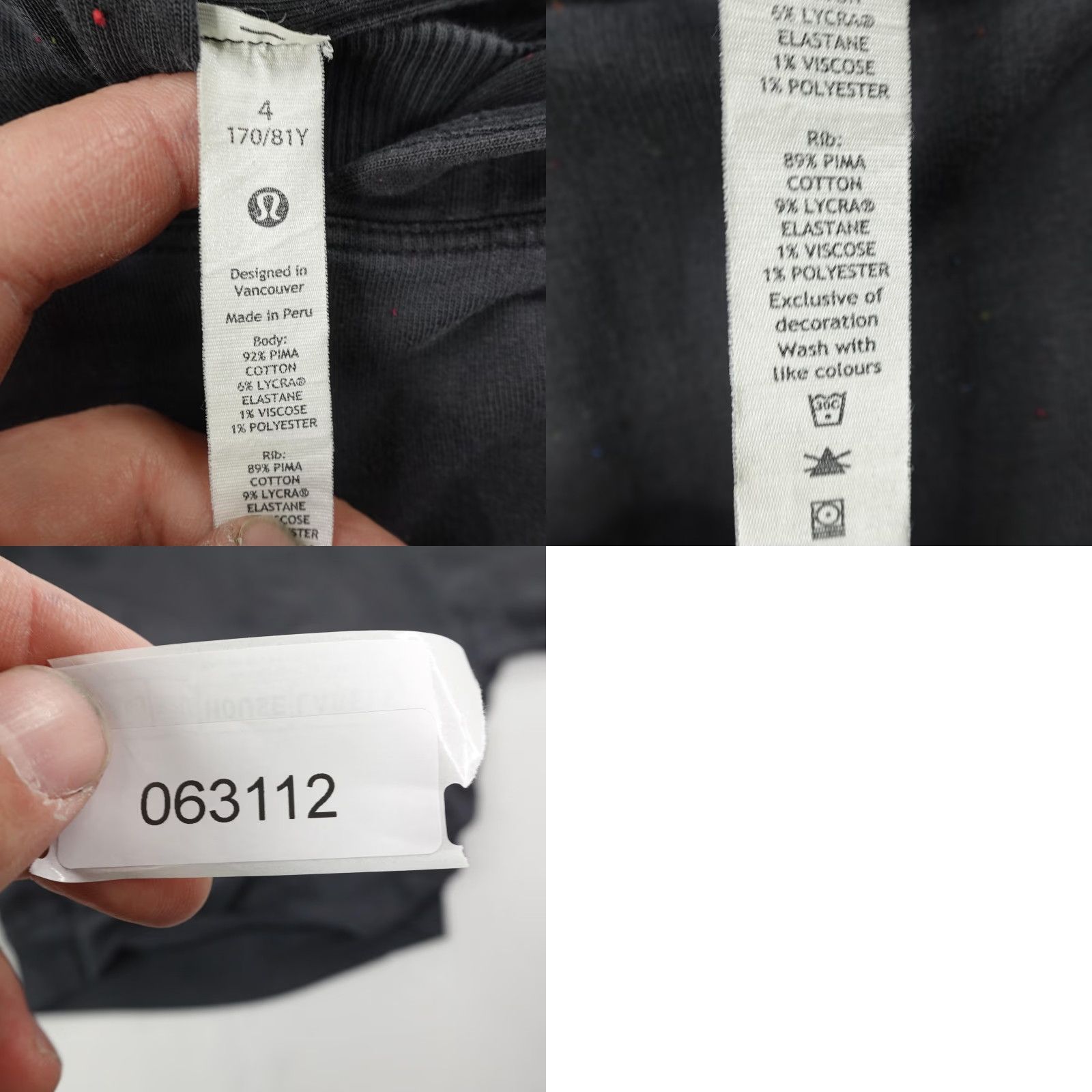 Lululemon Lululemon Hoodie Womens 4 Pullover Blue Pullover Sweatshirt Sweater Yoga Gym Black Solid Long Sleeve Hooded Pockets Logo Athleisure Casual Classic Size S / US 4 / IT 40 - 8 Thumbnail
