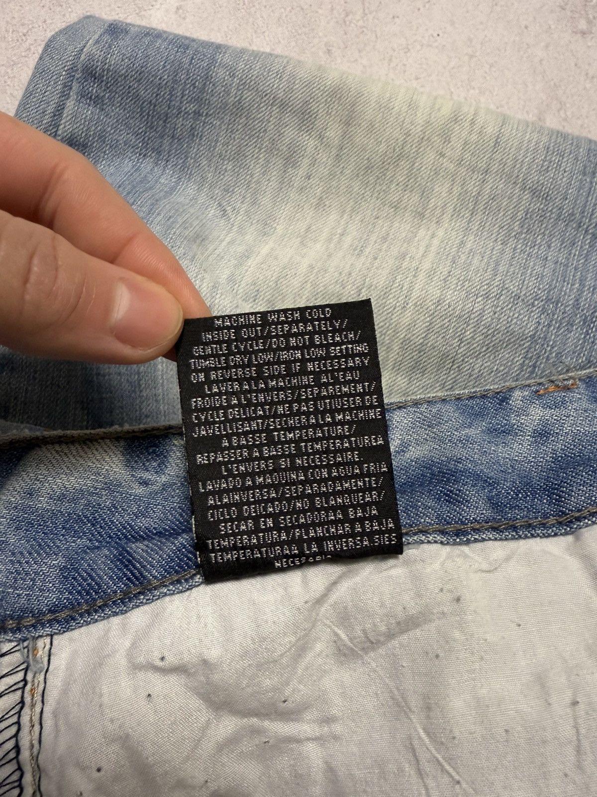 Japanese Brand Sick Vintage Baggy Jeans Japanese Distressed Wash Pants 90s Size US 36 / EU 52 - 12 Thumbnail
