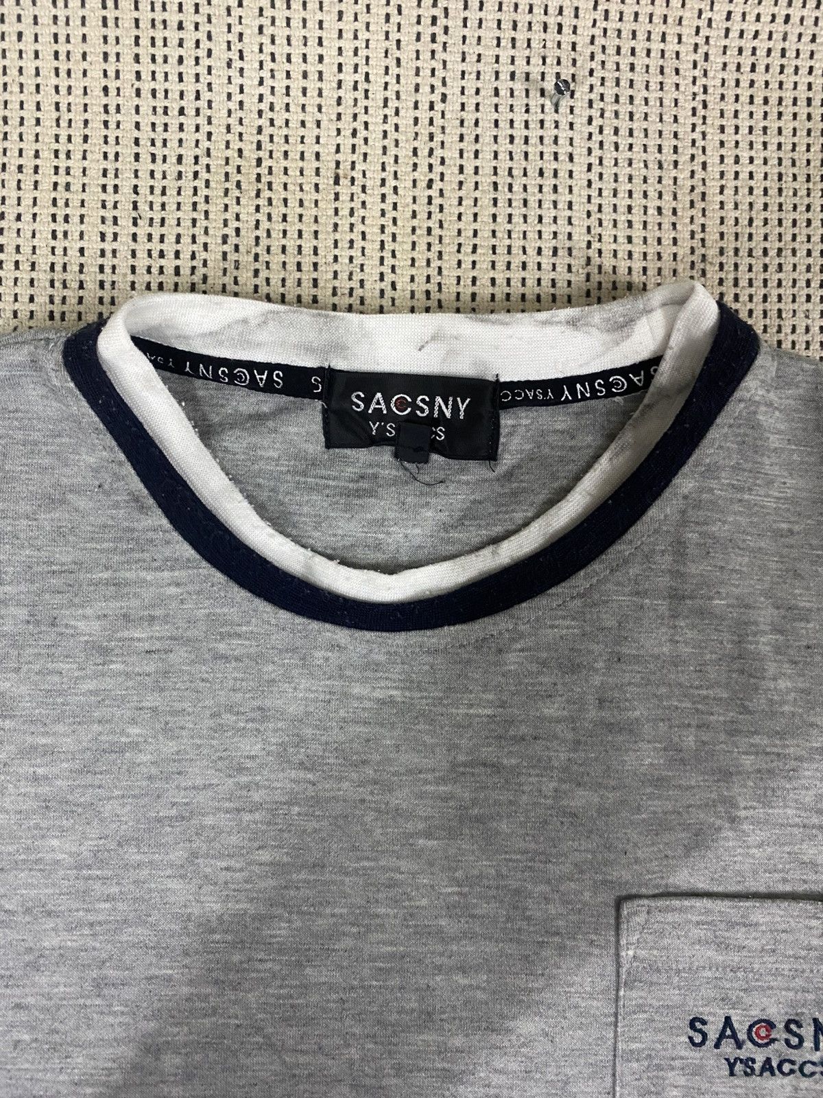 Yohji Yamamoto Y’s Yohji Yamamoto Logo T-Shirt Japan very rare Size US L / EU 52-54 / 3 - 8 Thumbnail