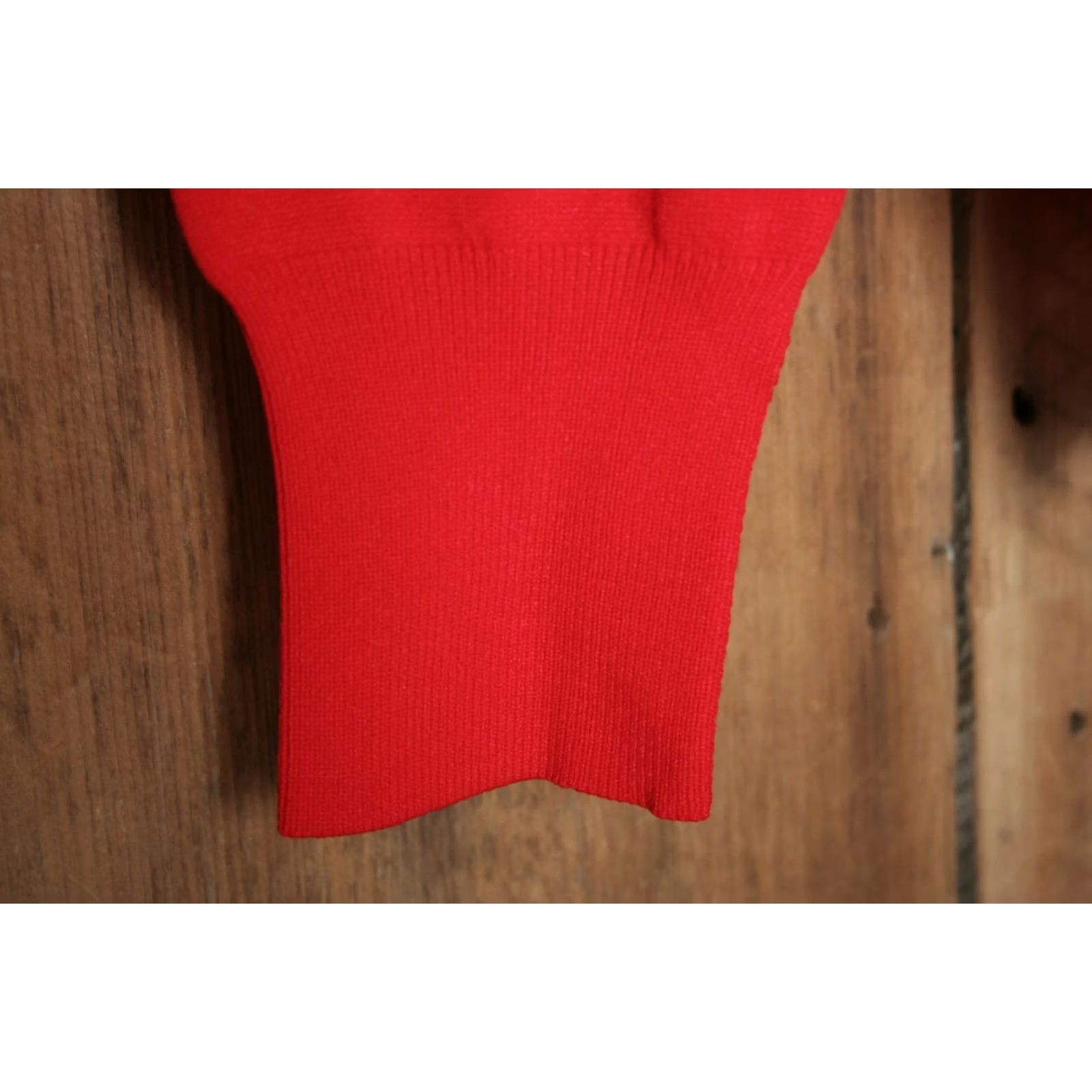 Vintage VINTAGE Marshall Field's & Co Bright Red Nylon Tycora Yarn Polo Shirt Mens M Red Nylon Pullover 90s Size US M / EU 48-50 / 2 - 4 Thumbnail