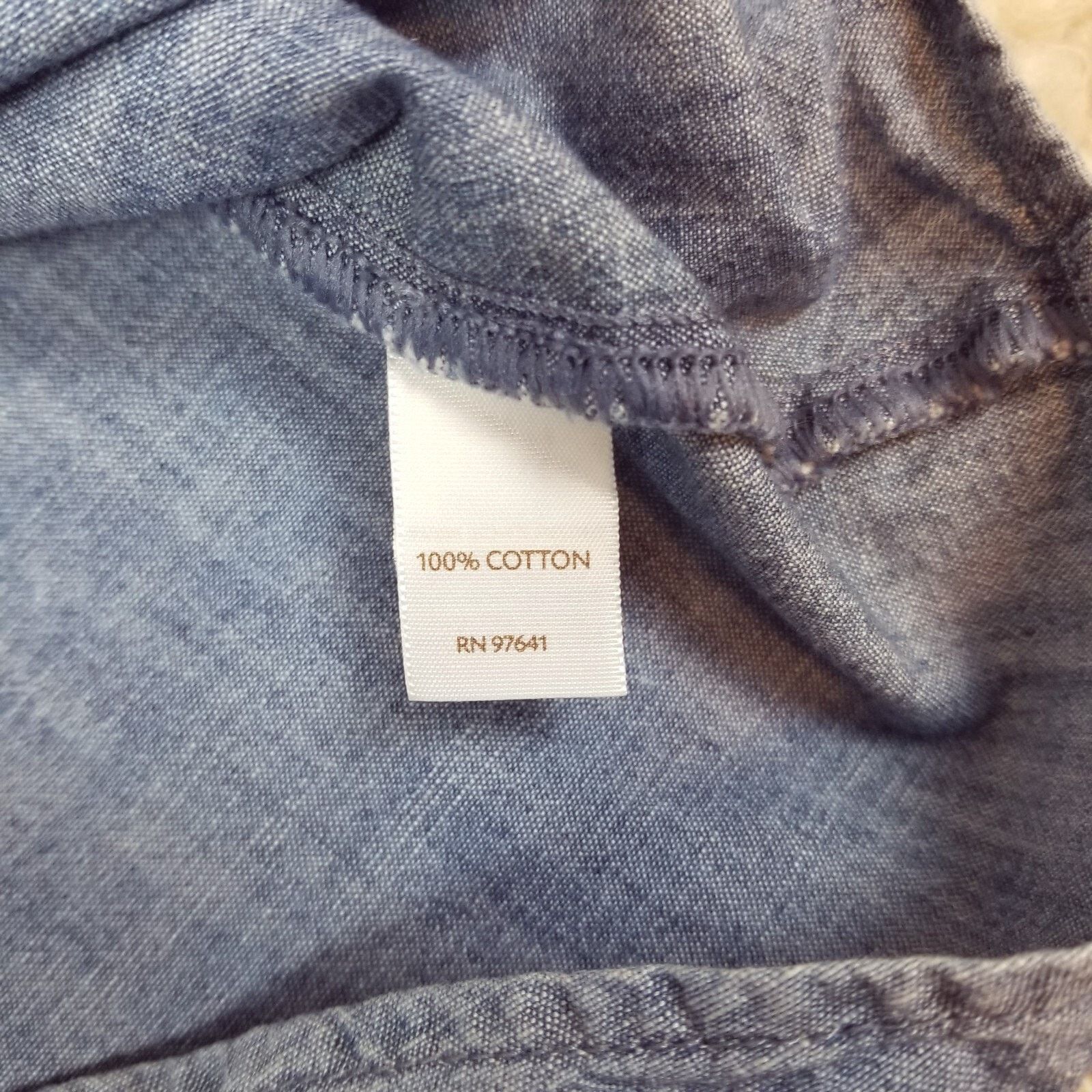 Other J. Jill Chambray Button Front Shirt Light Blue Sz Small Size S / US 4 / IT 40 - 8 Thumbnail