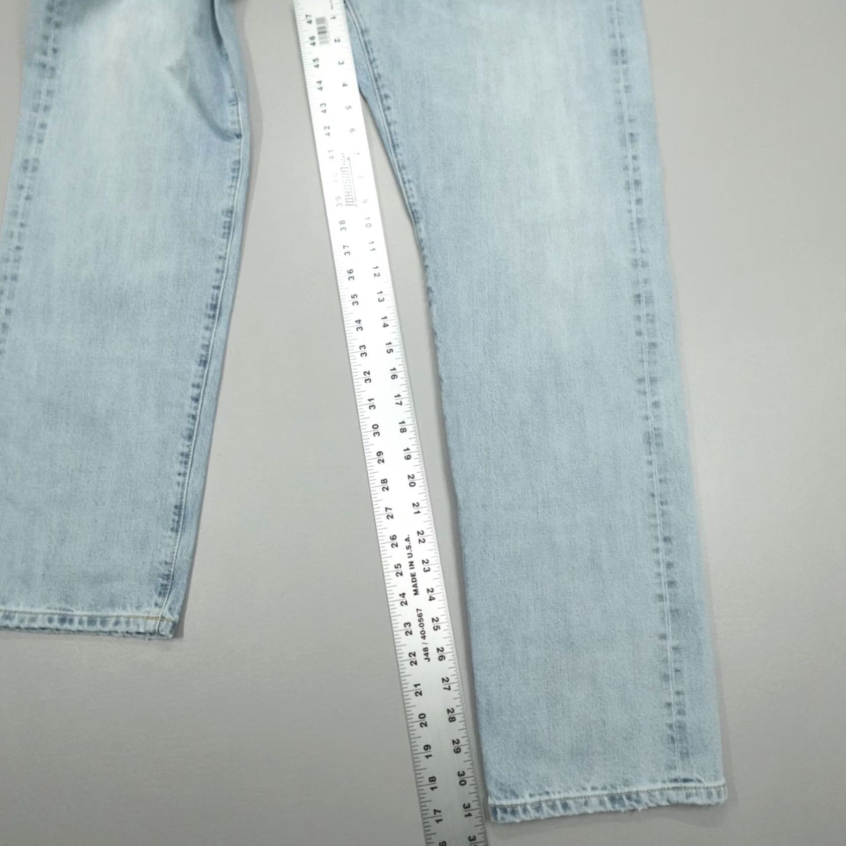 Outerknown Outerknown SEA Jeans Men's Size 31x32 Statesman Relaxed Fit SLT Blue Size US 31 - 7 Thumbnail