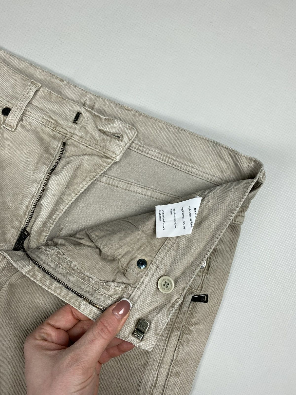 Neil Barrett Neil Barrett Men’s Corduroy Chino Pants Trousers Size US 31 - 11 Thumbnail