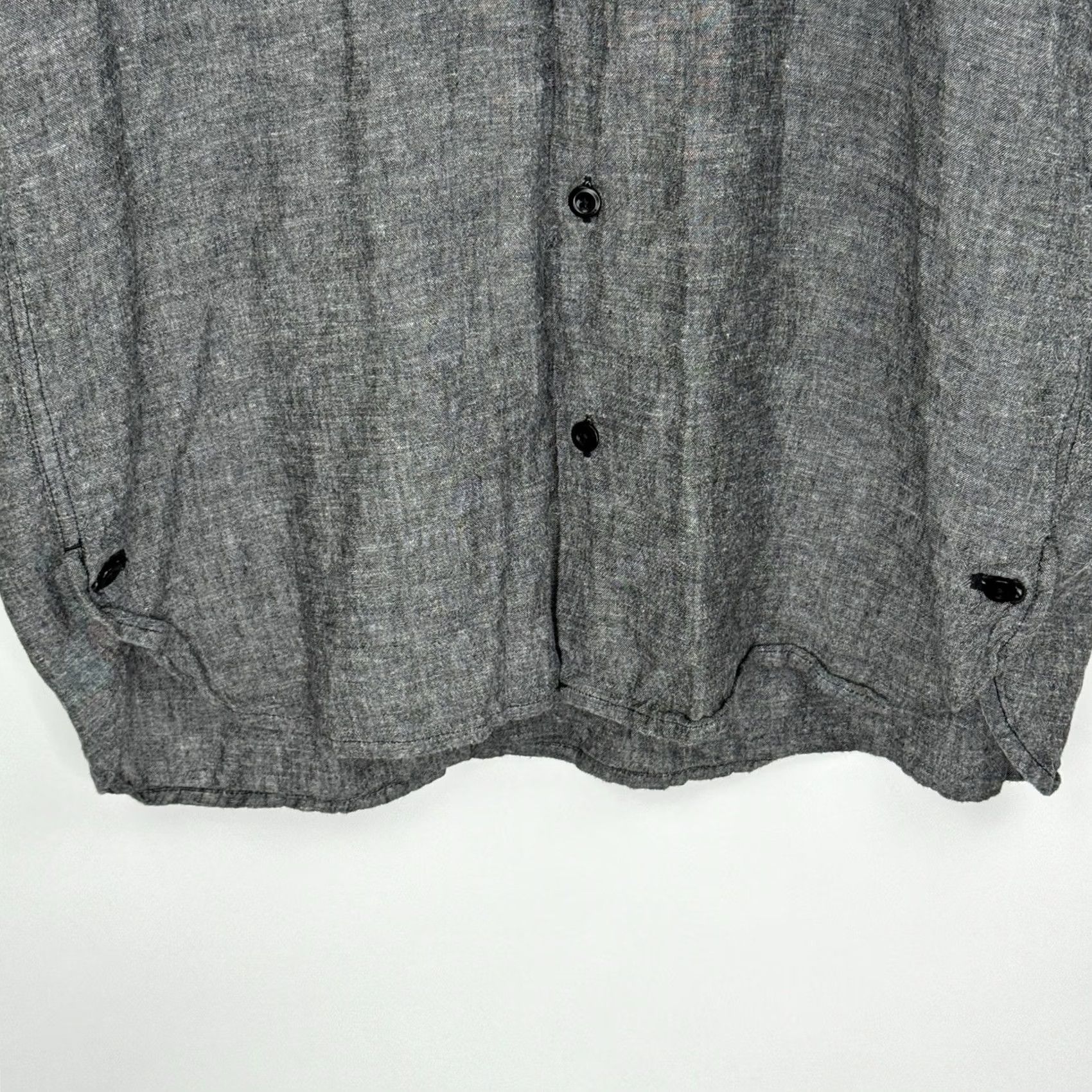Outerknown OUTERKNOWN Shirt Mens Large Gray Button Up Hemp Tencel Lightweight Sustainable Size US L / EU 52-54 / 3 - 6 Thumbnail