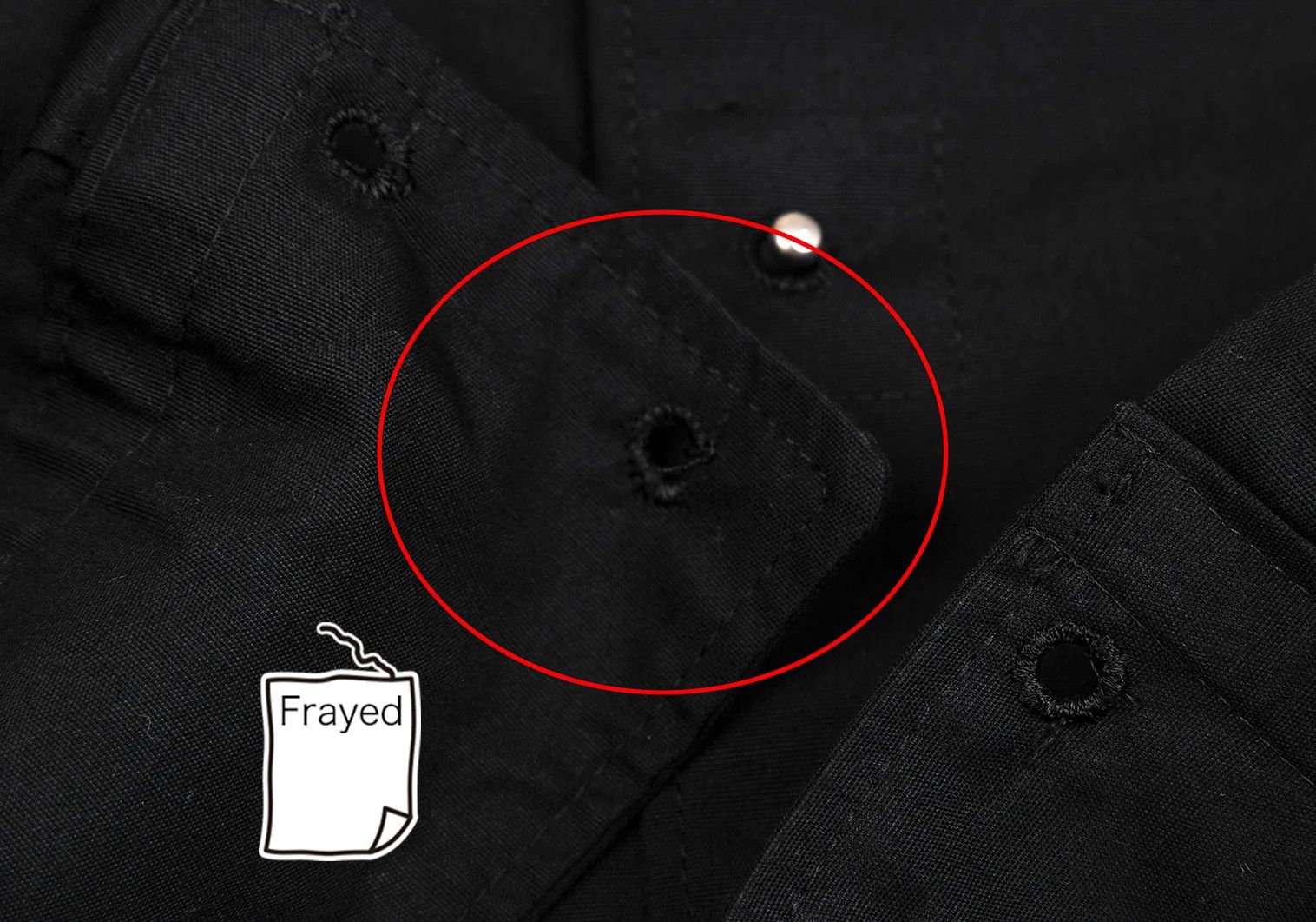Jean Paul Gaultier Cotton Broad Shirt with Grommet Buttons in Black 48 Size US M / EU 48-50 / 2 - 11 Thumbnail