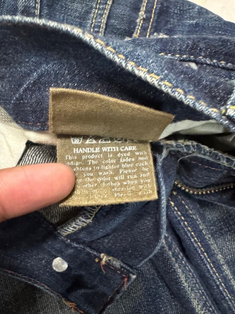 Japanese Brand FLARED Blue Blue Japanese Rusty Mudwash Distressed Grunge Size US 28 / EU 44 - 11 Thumbnail