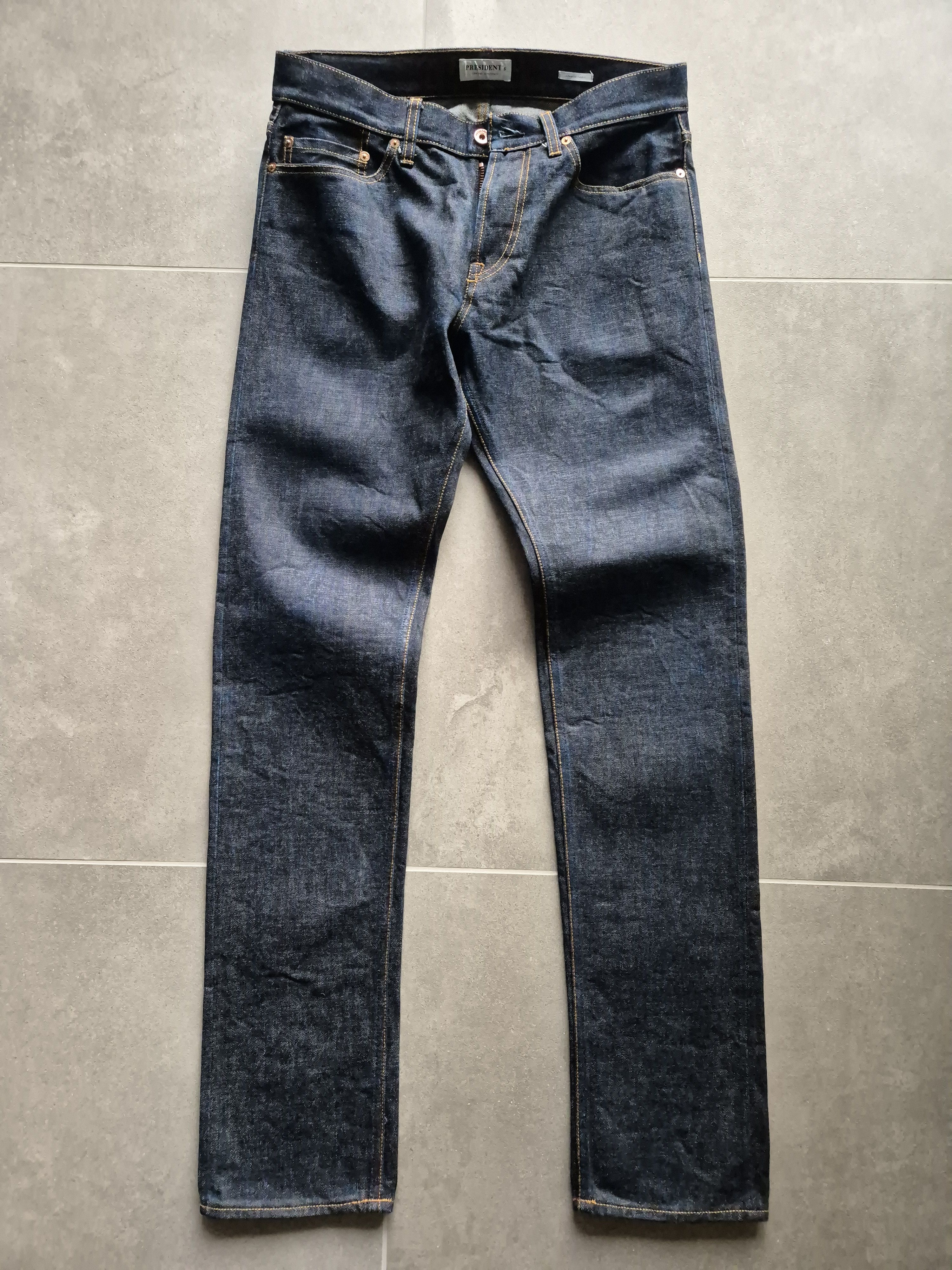 President's Japanese selvedge raw denim jean "Icarus" Size US 31 - 1 Thumbnail