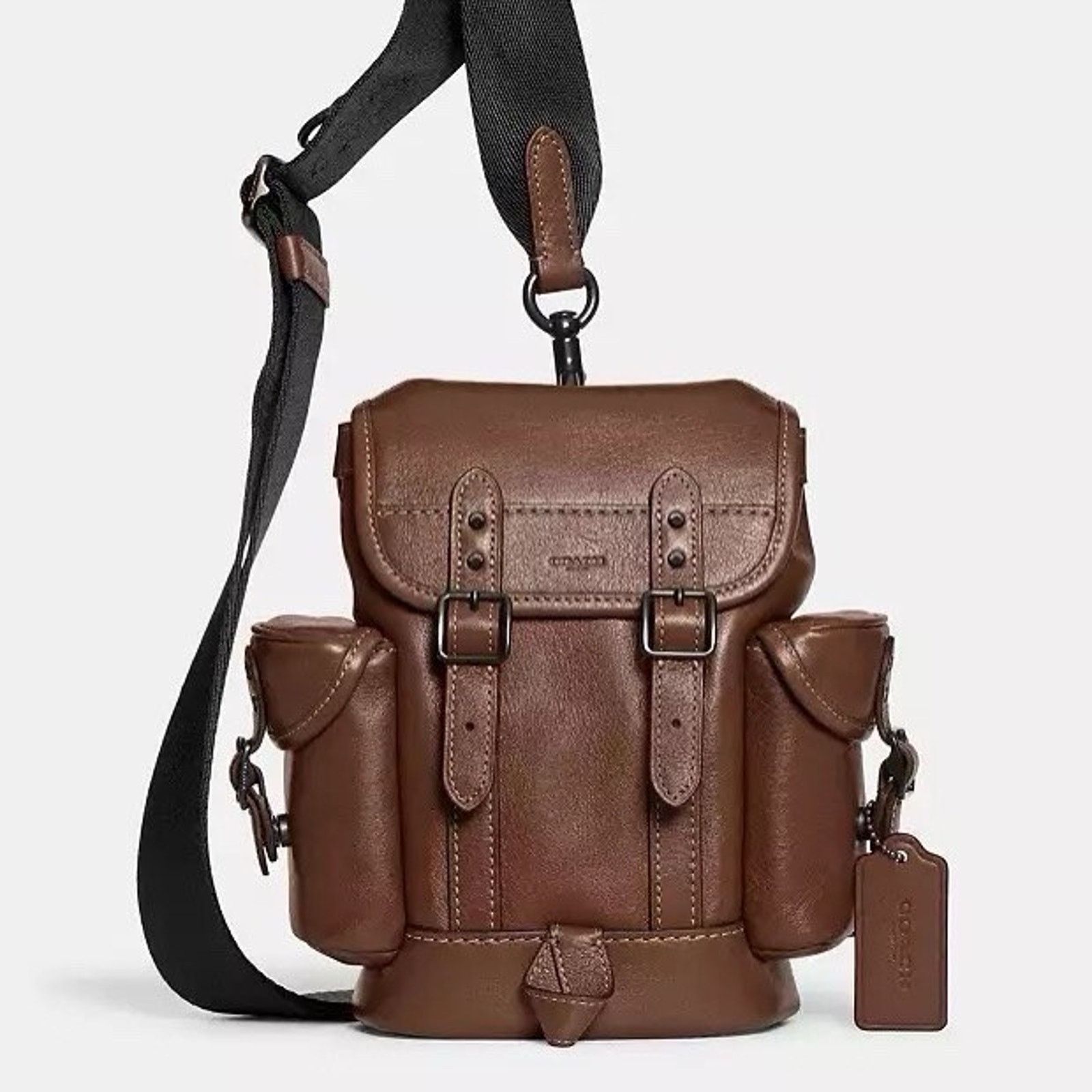 Coach NWT Coach Hitch Backpack13 Backpack CE505 Dard Saddle Size ONE SIZE - 6 Thumbnail