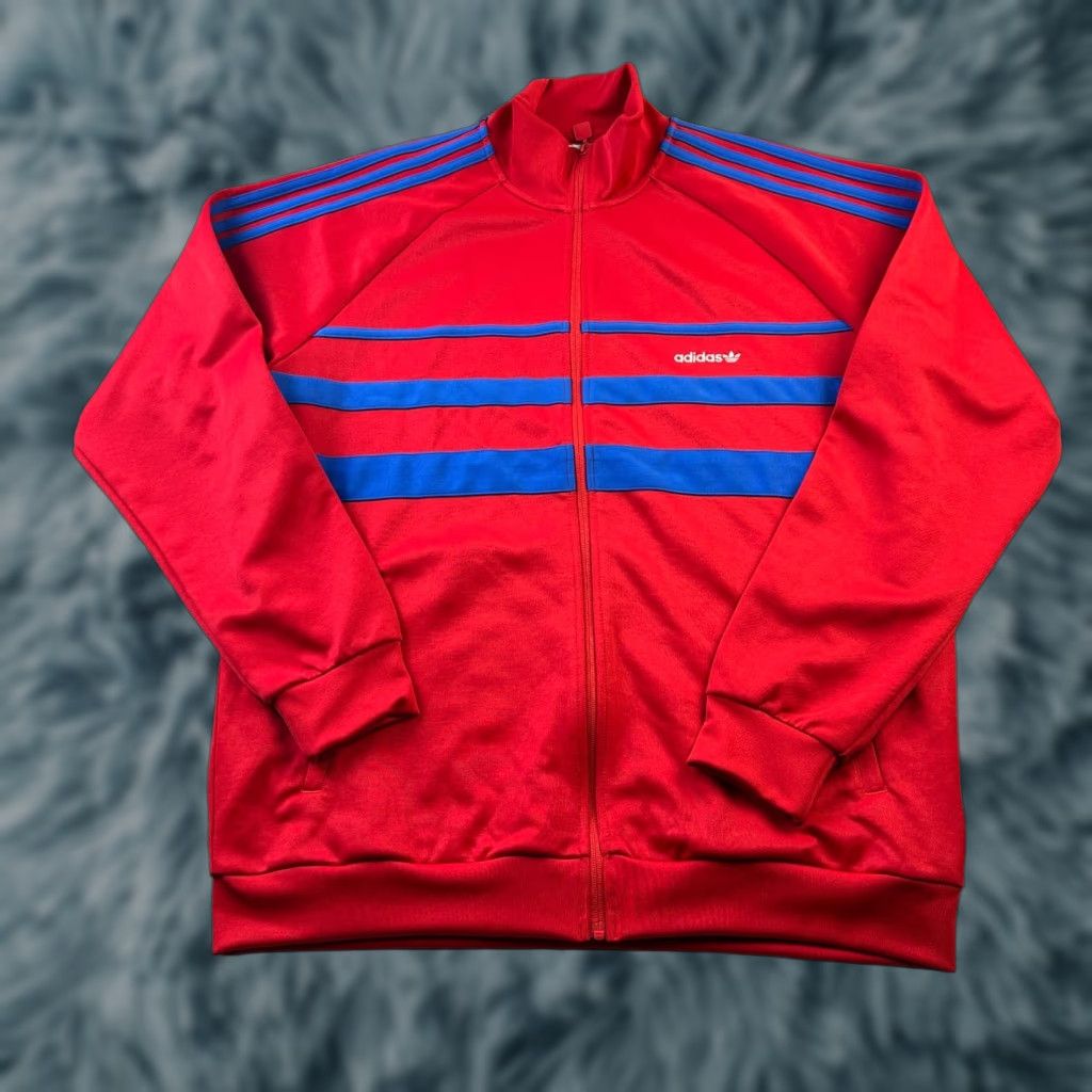 Adidas Adidas Jacket Mens Extra Large Red Originals Trefoil Firebird Track SST TT Size US XL / EU 56 / 4 - 1 Thumbnail