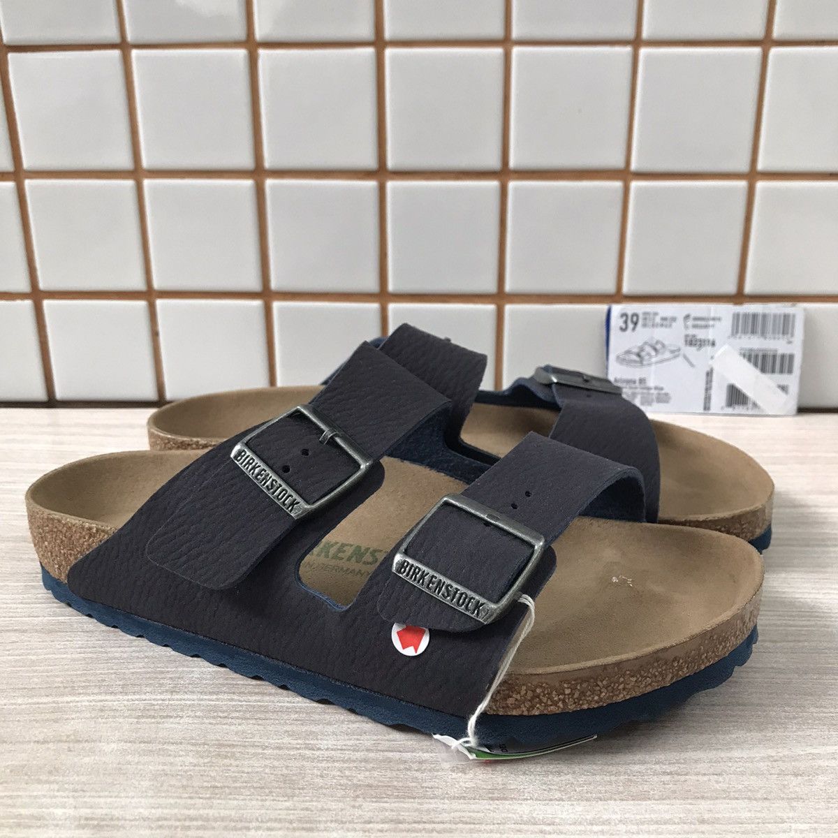 Birkenstock × Genuine Leather Birkenstock Birkenstock Arizona Suede 1023116 Men’s Slides Size US 6 / EU 39 - 21 Thumbnail