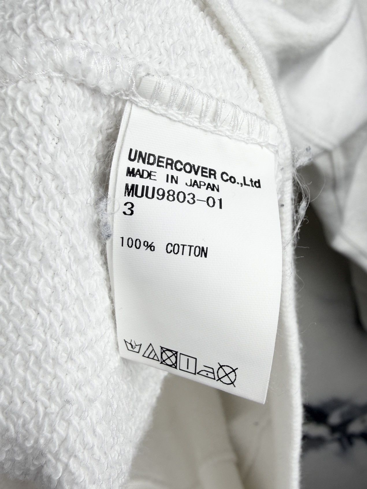 Undercover Undercover Enemy Nike Rip Logo Crewneck Sweatshirt White Size US L / EU 52-54 / 3 - 5 Thumbnail