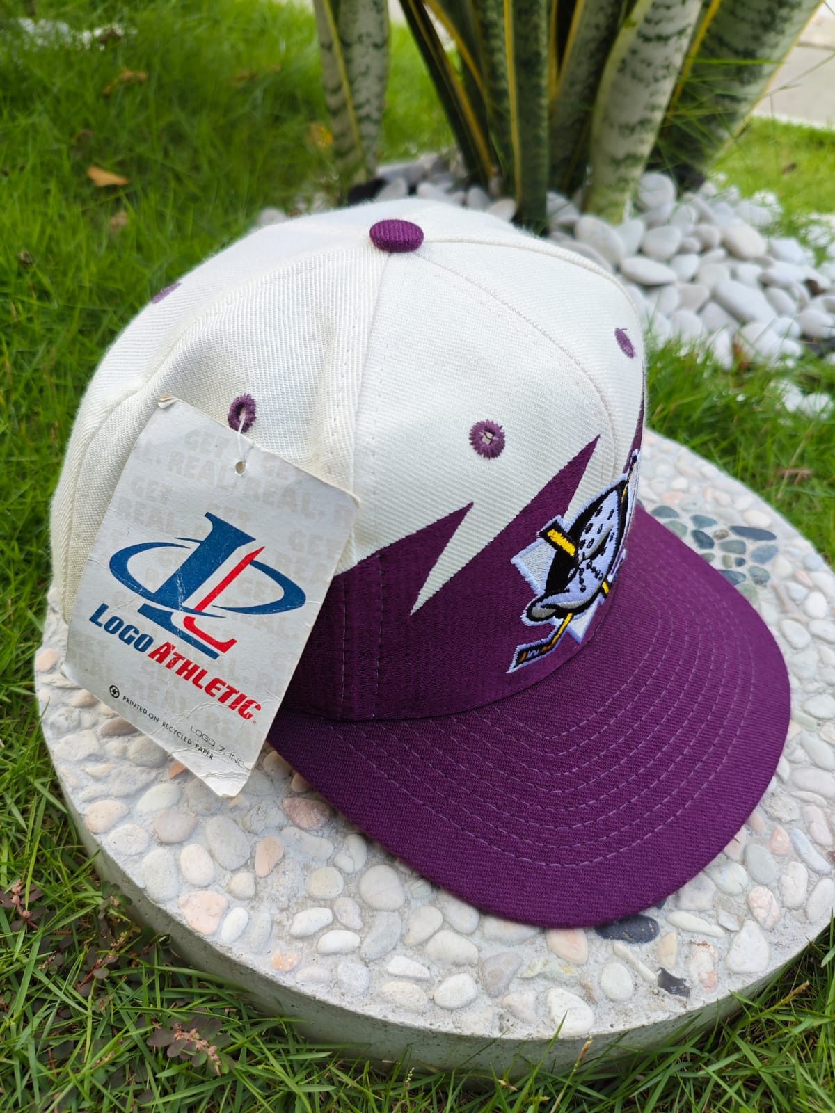 Logo Athletic Vintage Snapback Logo Athletic Sharktooth Mighty Ducks Size ONE SIZE - 3 Thumbnail