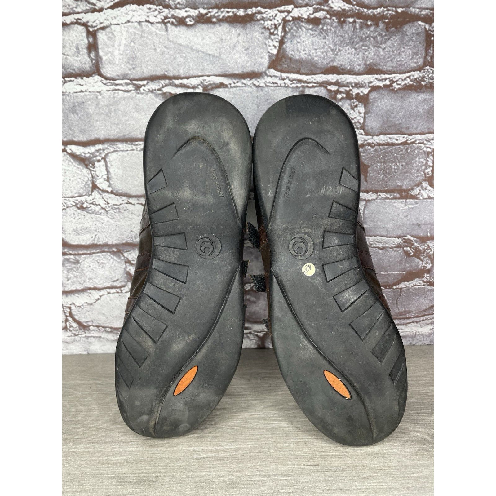 VERRI Bruno Verri Brown Leather Metallic Fashion Shoes Sneakers Me Size US 9 / EU 42 - 6 Thumbnail