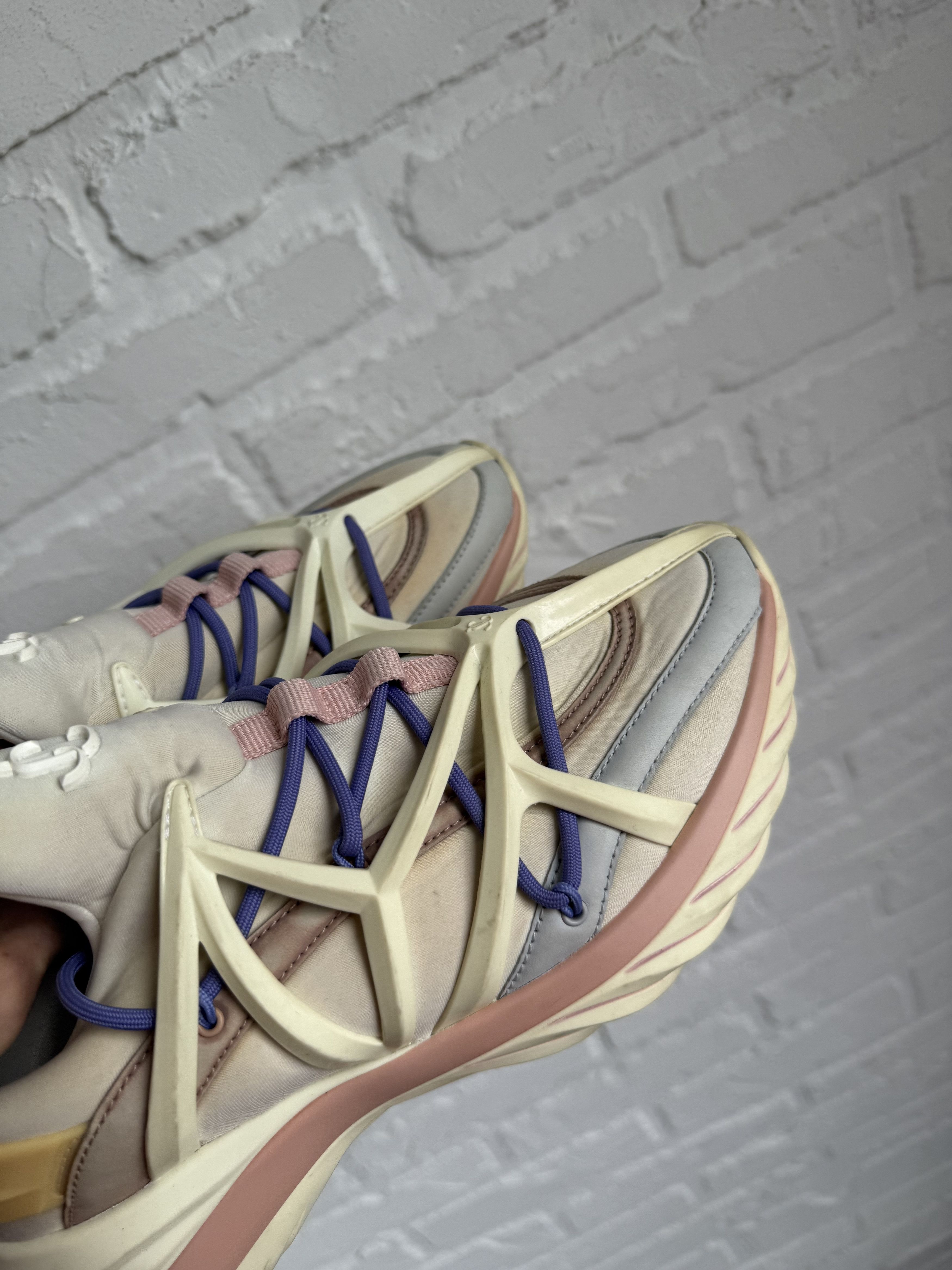 Jimmy Choo Jimmy Choo Cosmos Sneakers Pastel Cream Pink Futuristic Size US 6 / IT 36 - 21 Thumbnail