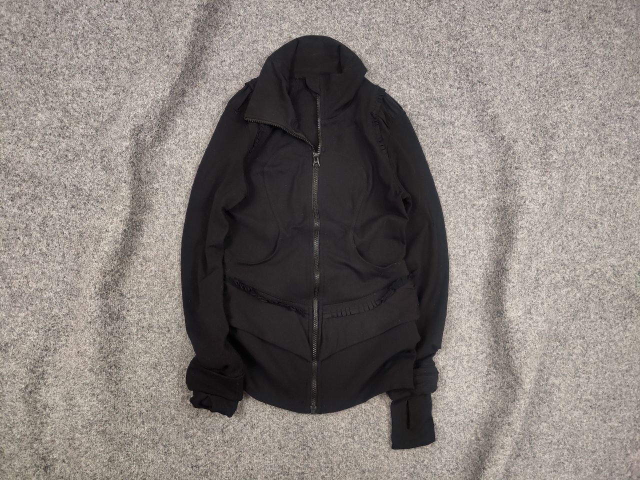 Lululemon Lululemon Stretch Black Braids High neck Zip Front Jacket Size M / US 6-8 / IT 42-44 - 1 Thumbnail
