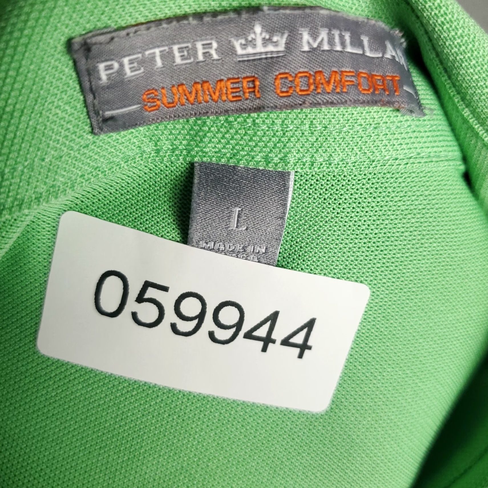 Peter Millar Peter Millar Polo Shirt Mens Large Green Summer Comfort Golf Short Sleeve Shirt Size US L / EU 52-54 / 3 - 7 Thumbnail