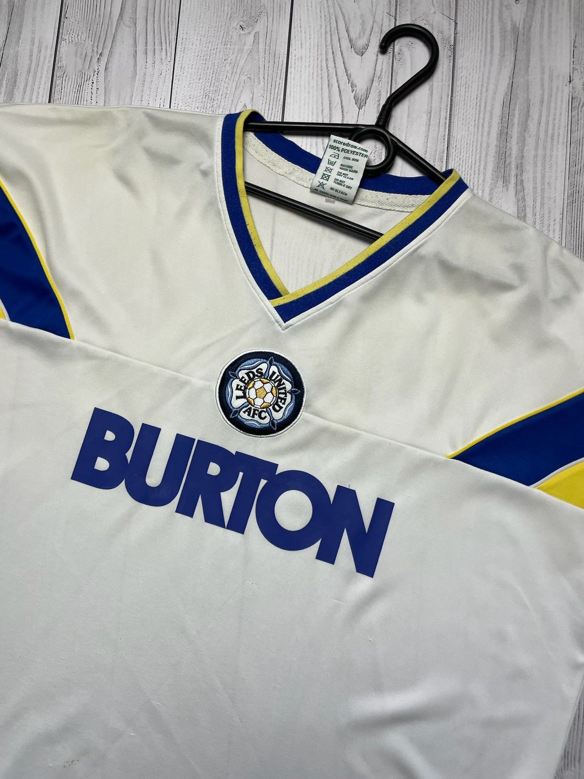 Vintage Vintage Leeds United soccer jersey size M logo retro Size US M / EU 48-50 / 2 - 2 Thumbnail