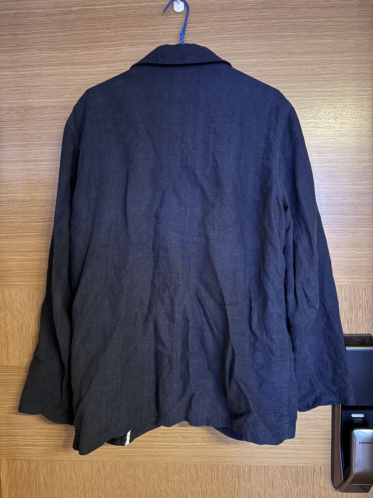 De Bonne Facture Essential Unstructured Linen Jacket Size 42R - 2 Thumbnail