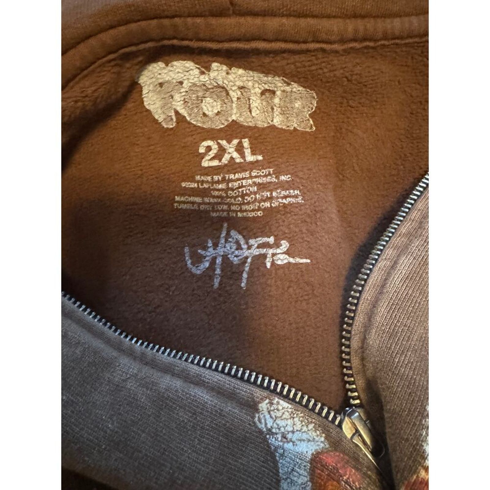 Travis Scott TRAVIS SCOTT Utopia Circus Maximus 2024 Tour Hoodie Size 2XL Size US XXL / EU 58 / 5 - 10 Thumbnail