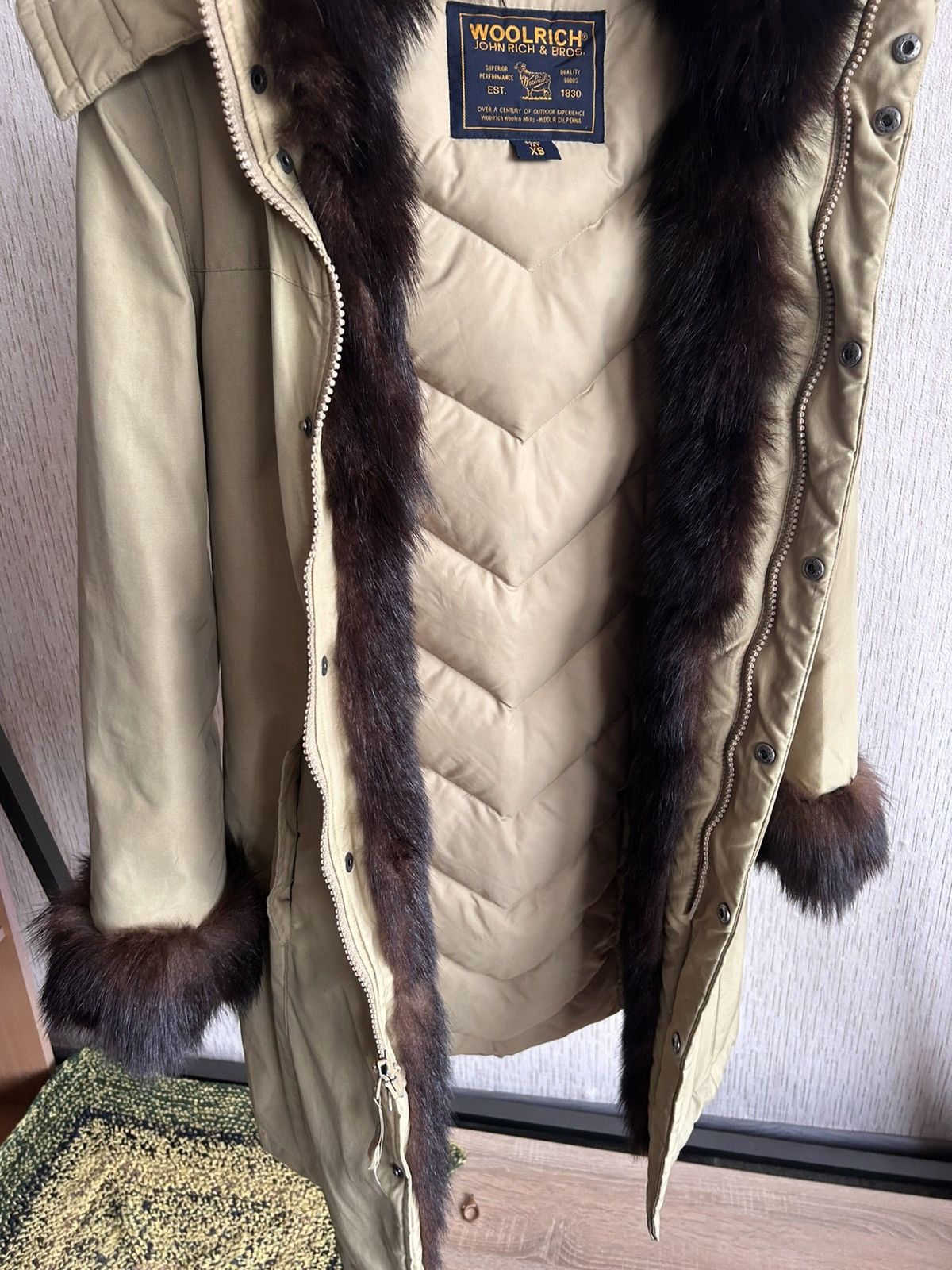 Vintage × Woolrich Woolen Mills Woolrich Boulder Rabbit Fur Parka Size XS / US 0-2 / IT 36-38 - 7 Thumbnail